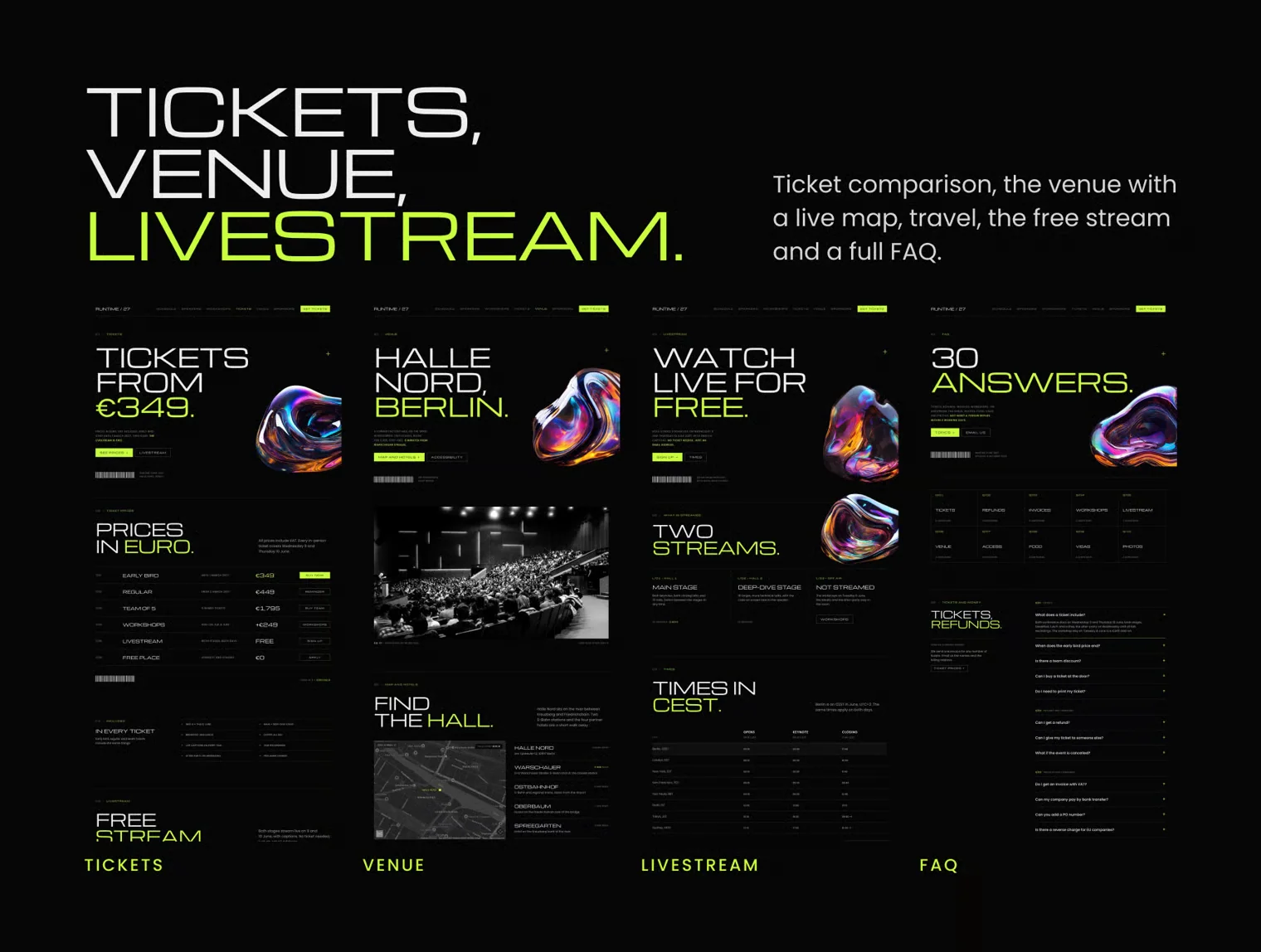 Runtime – Conference Website Template 4