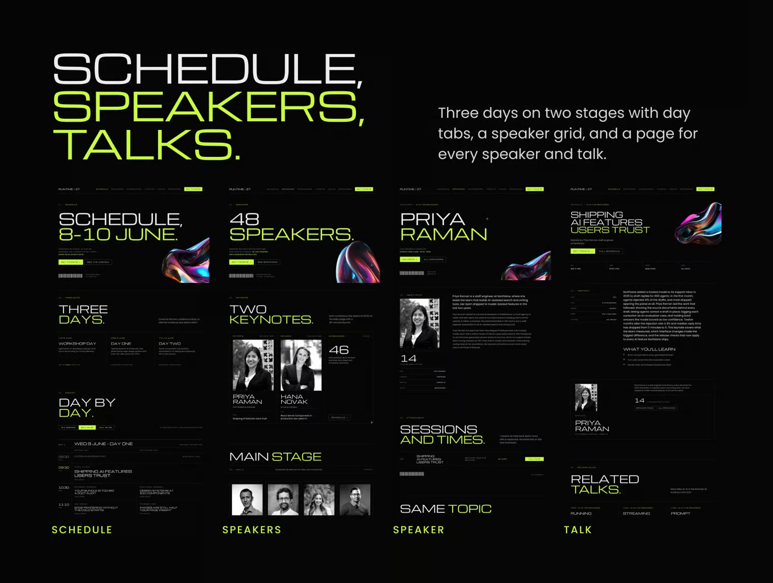 Runtime – Conference Website Template 5