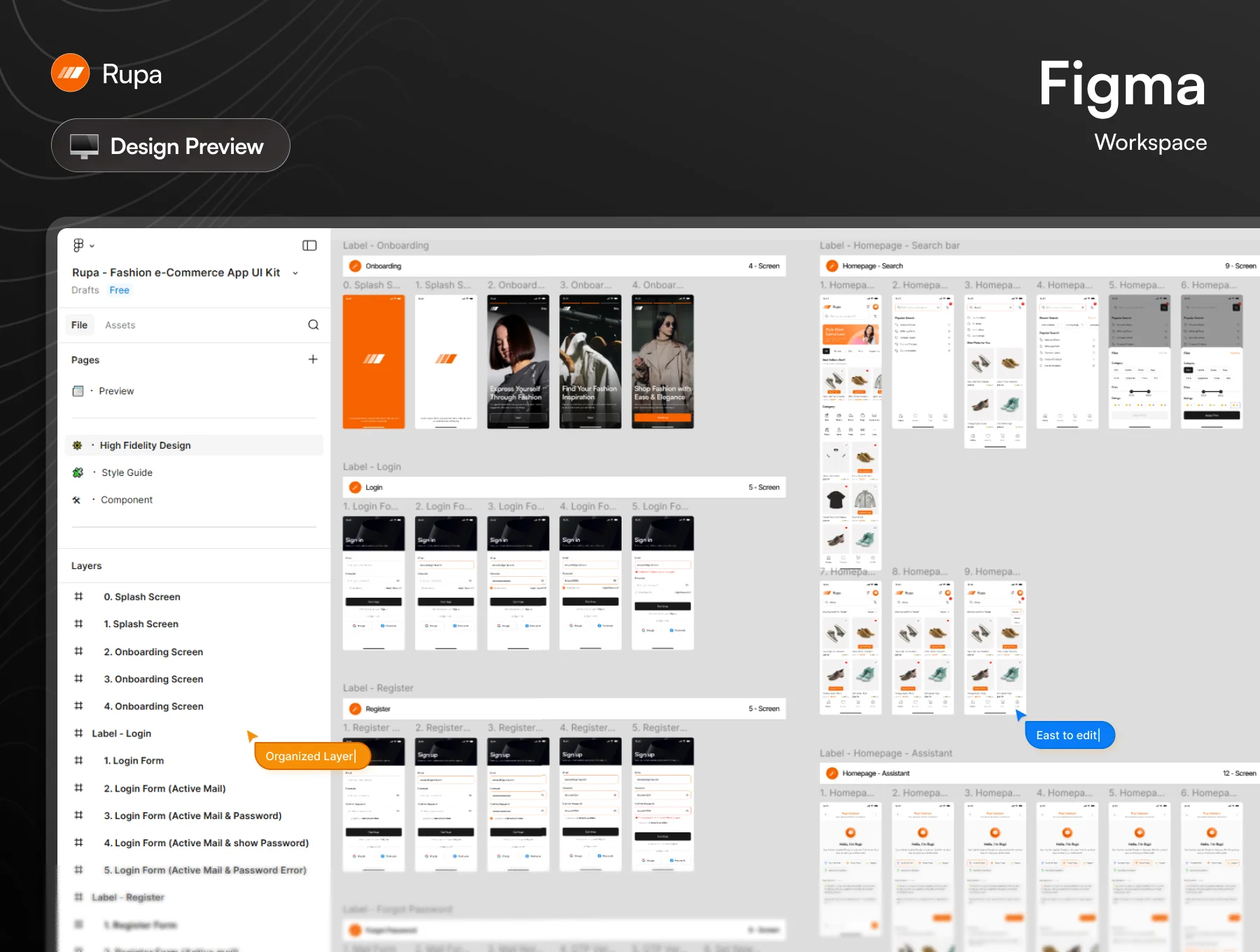 Rupa - Fashion e-Commerce App UI Kit 3
