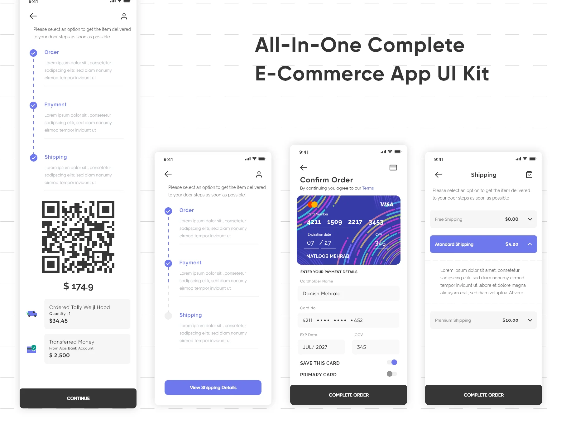 Ryzen Ecommerce App Ui Kit