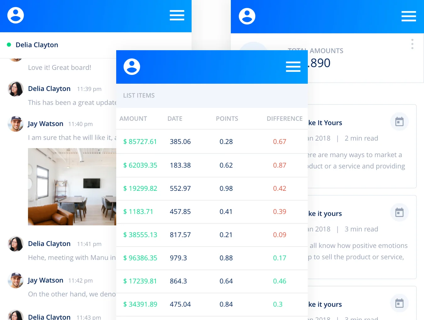 SaaS Admin Mobile UI Kit 5