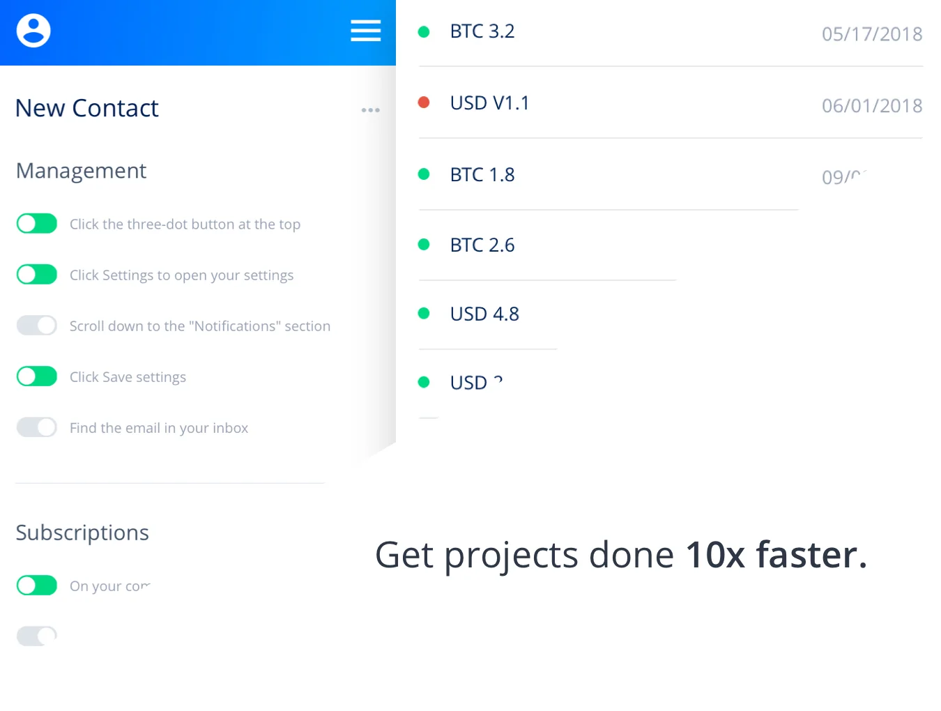 SaaS Admin Mobile UI Kit 7