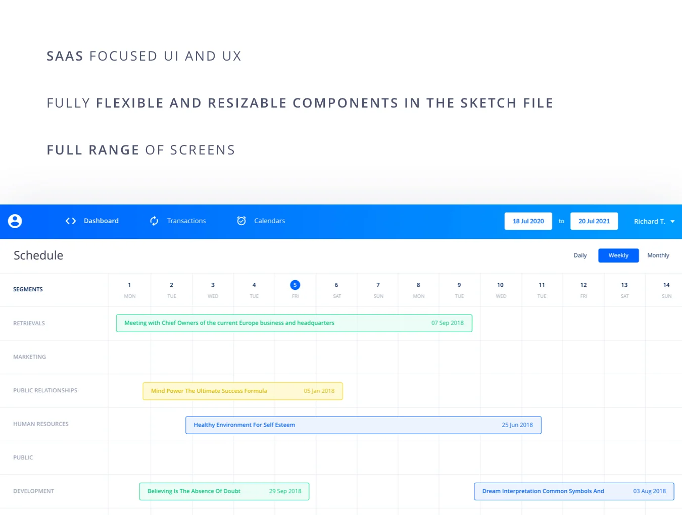 SaaS Admin UI Kit 3
