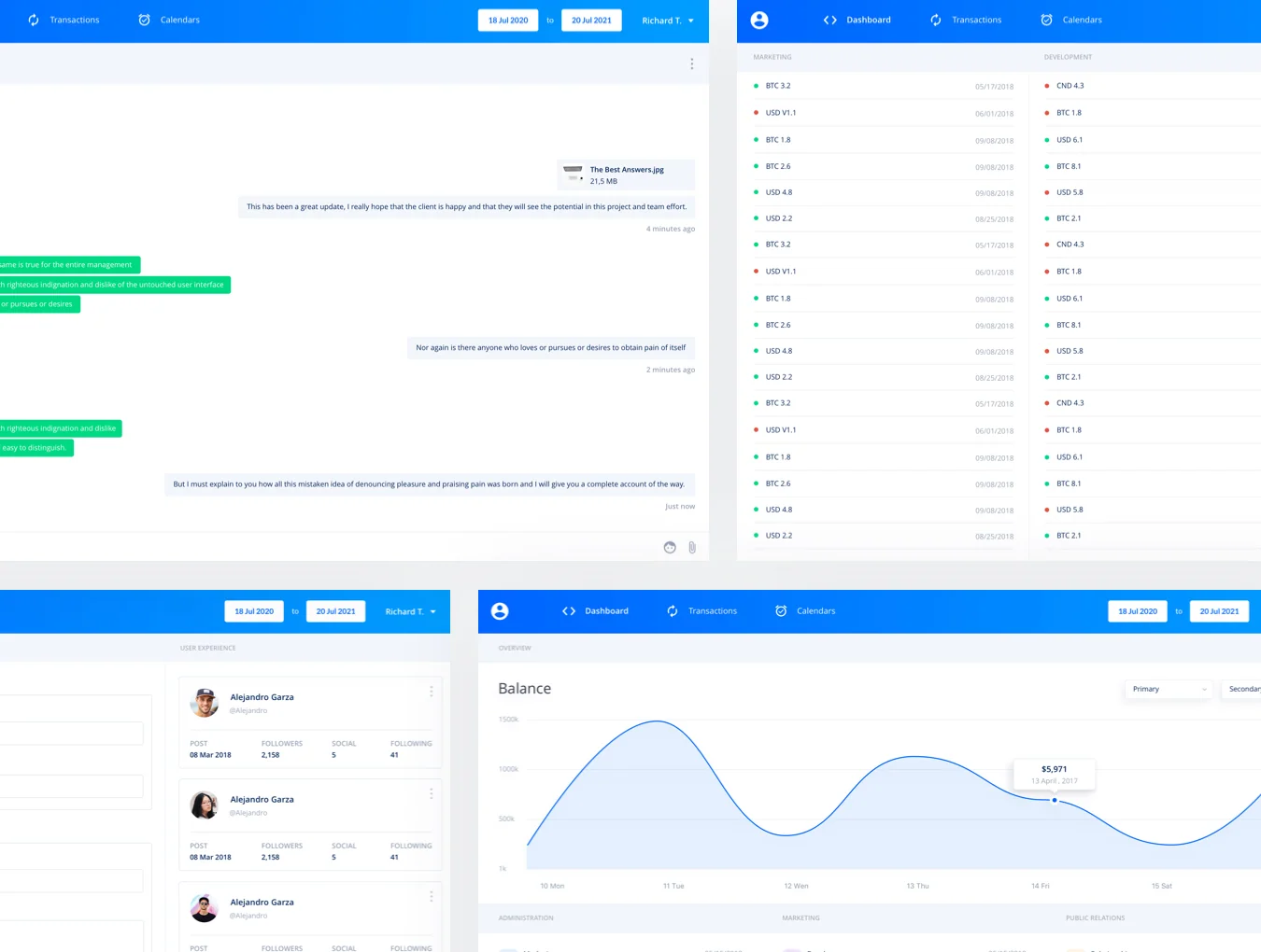 SaaS Admin UI Kit 4