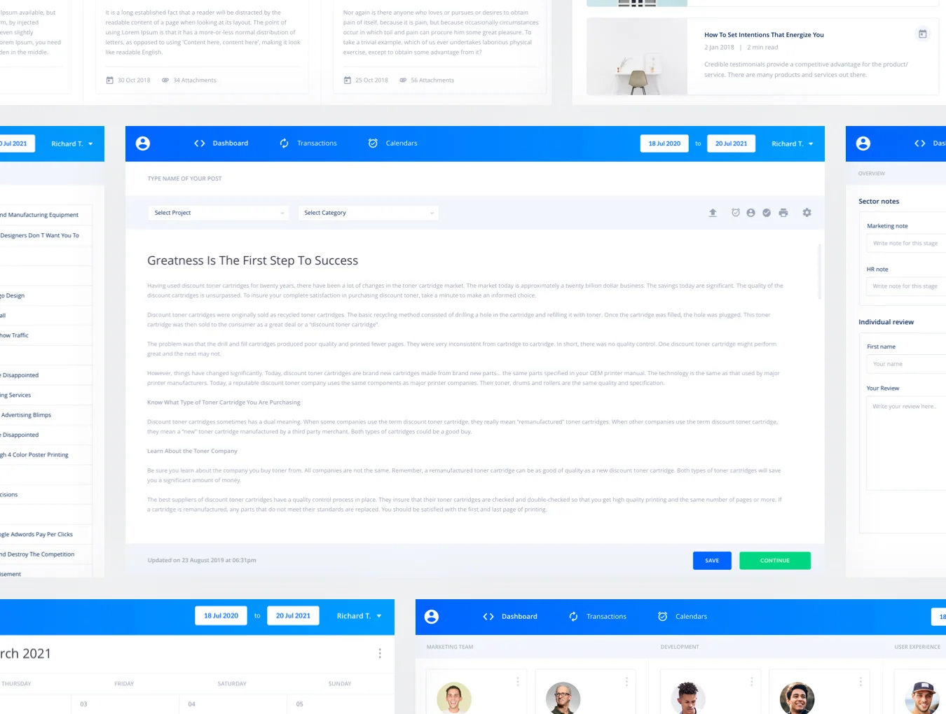 SaaS Admin UI Kit 5