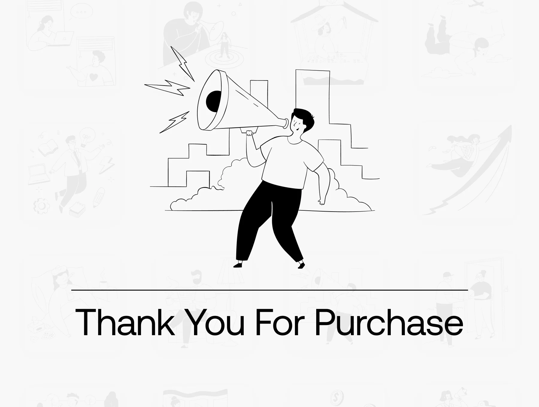 SaaS & Business Flat Line Illustration Pack (70+ Vector Illustrations) 6