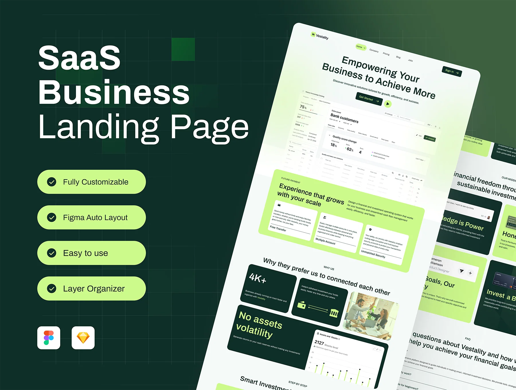 SaaS Business Landing Page