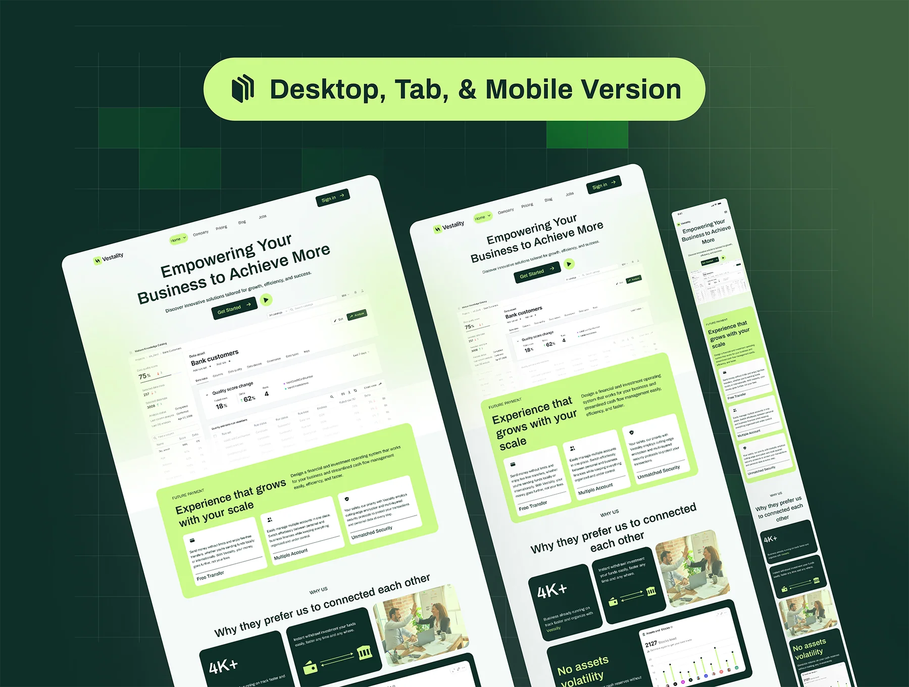 SaaS Business Landing Page 3