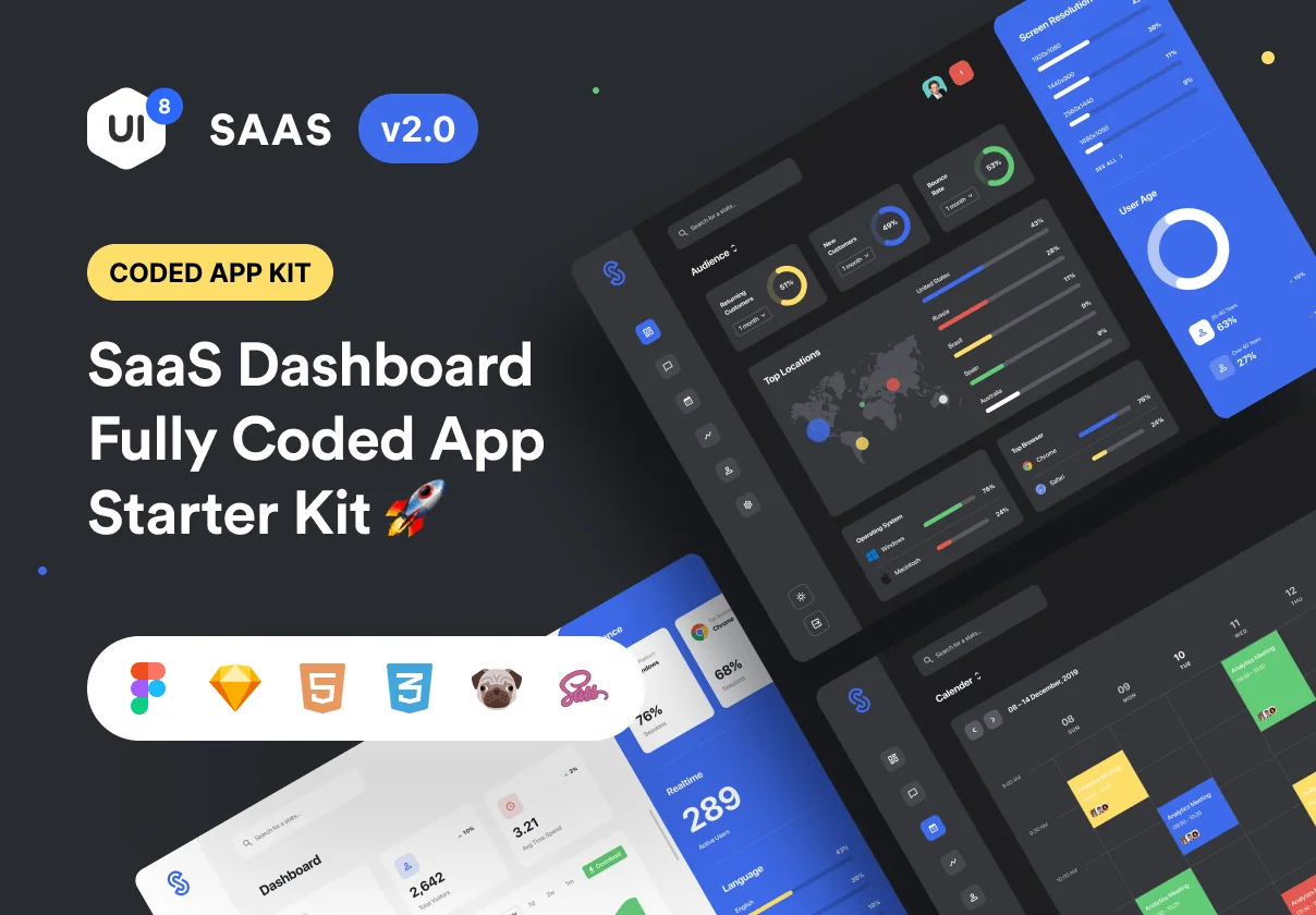 SaaS Dashboard App Starter Kit 2.0