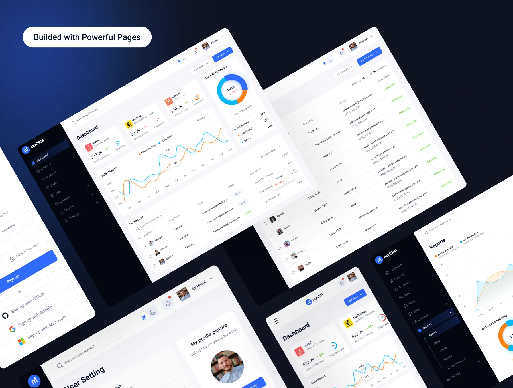 SaaS - EzyCRM UI Kit 2