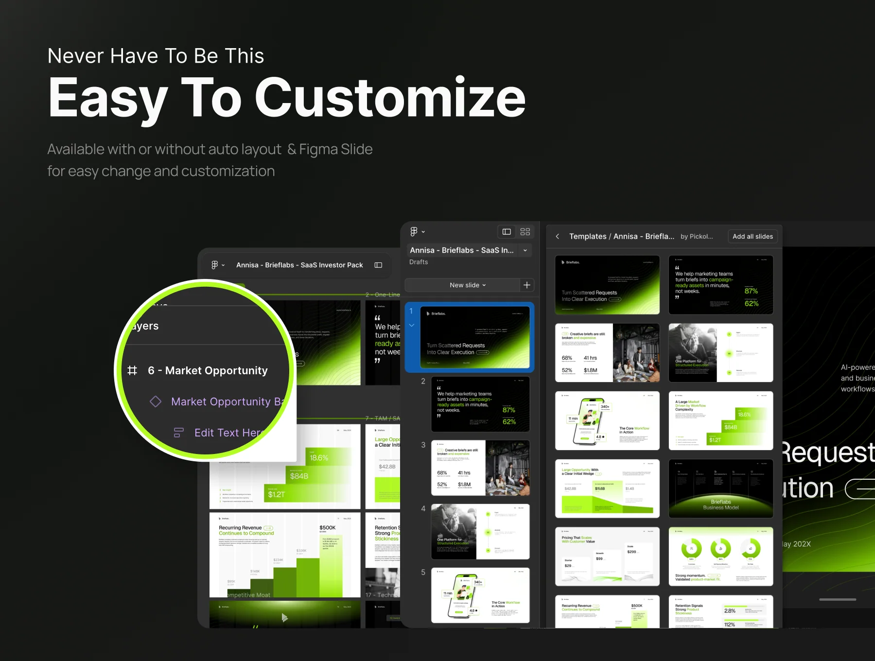 SaaS Investor Pitch Deck Template - Brieflabs 4