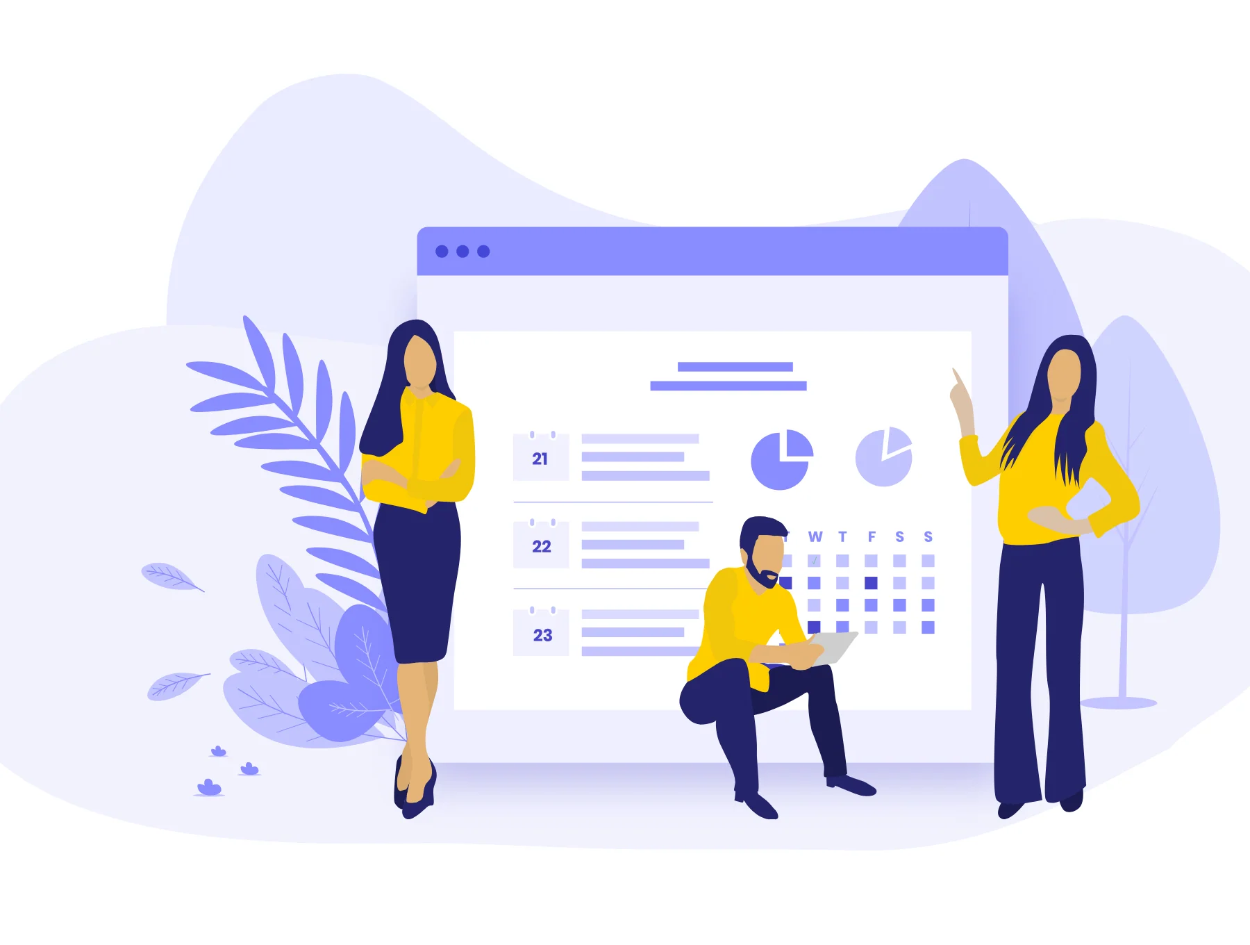 SAAS Landing Page Illustrations 5
