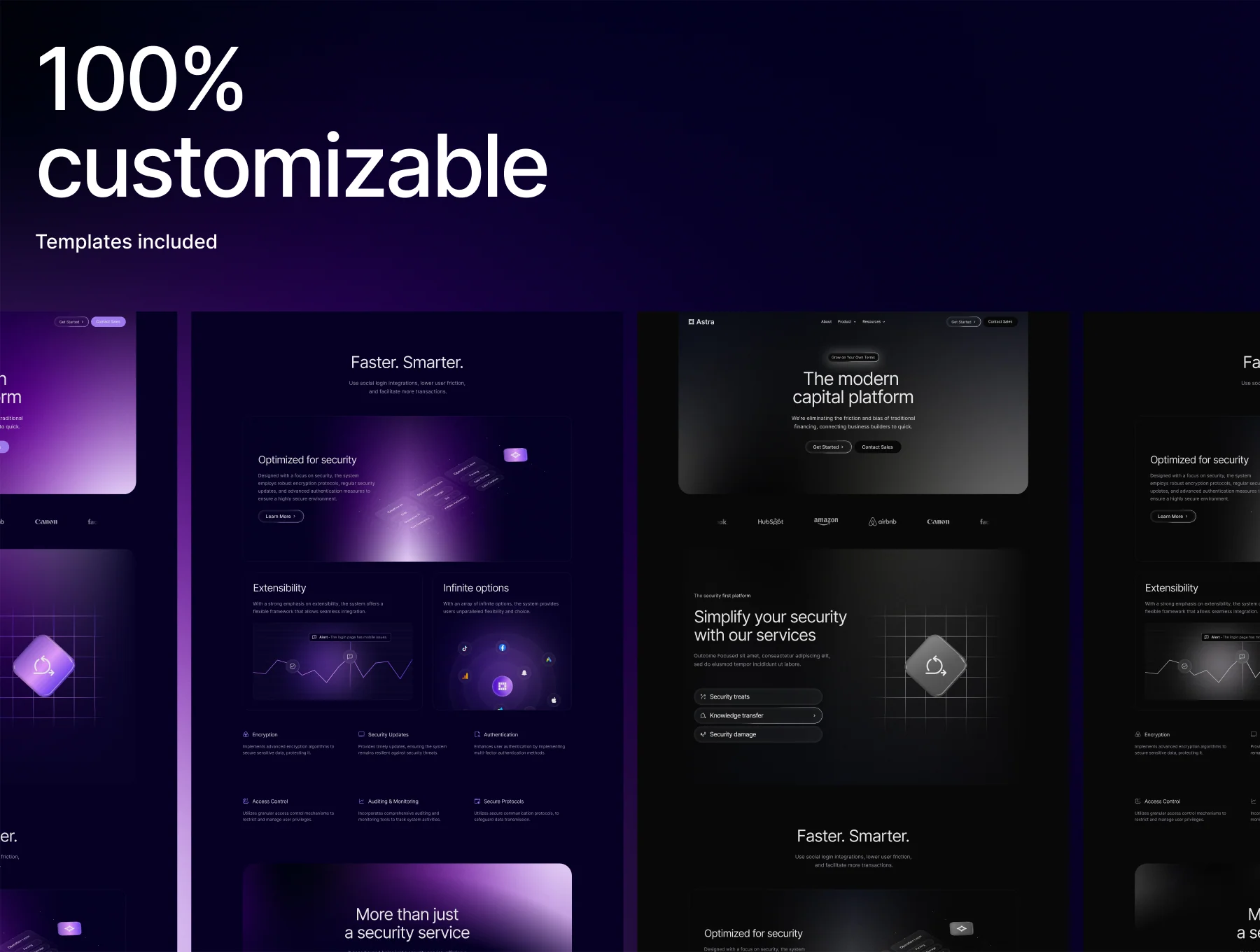 Astra- SaaS Landing Page Template 3