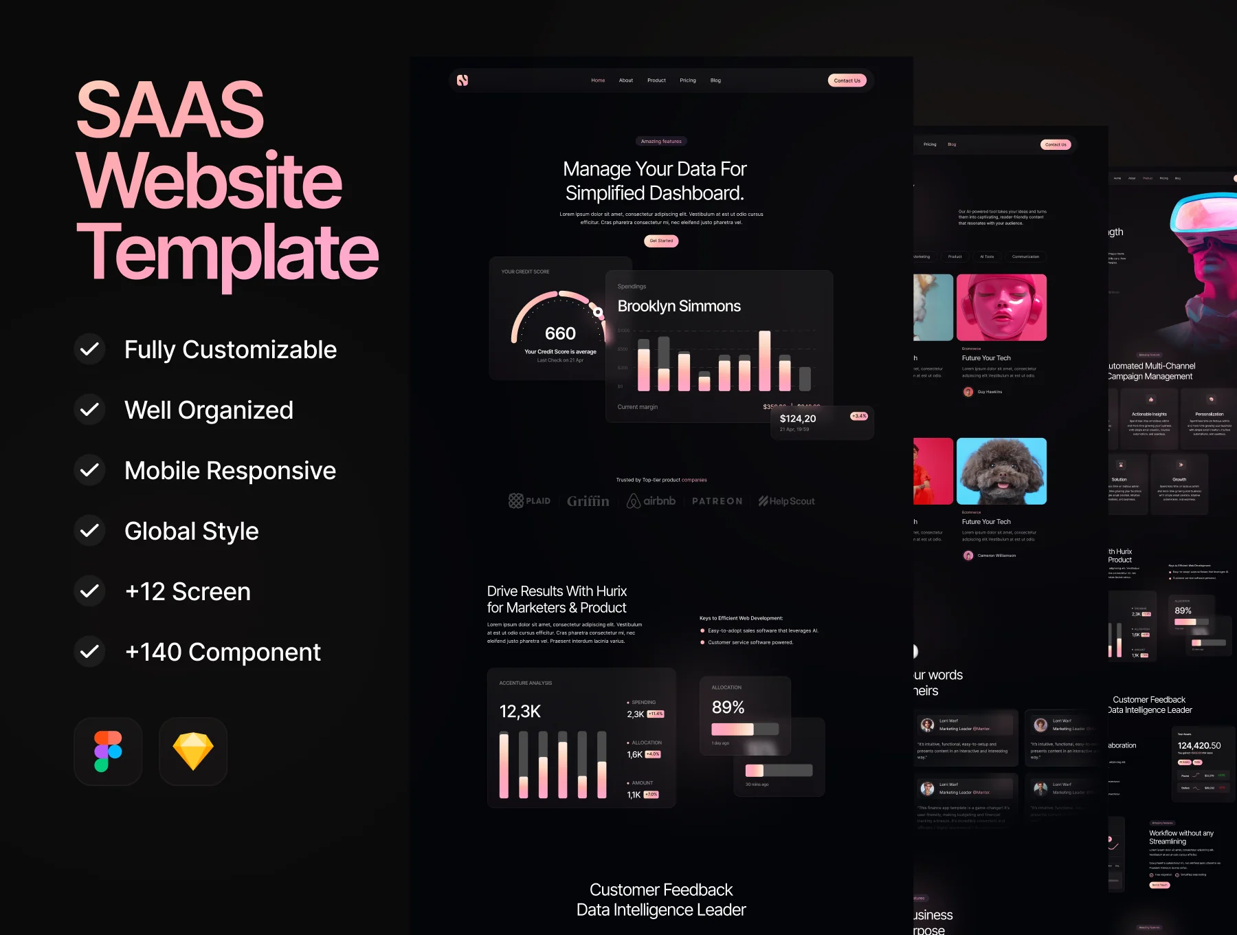 Saas Website Template