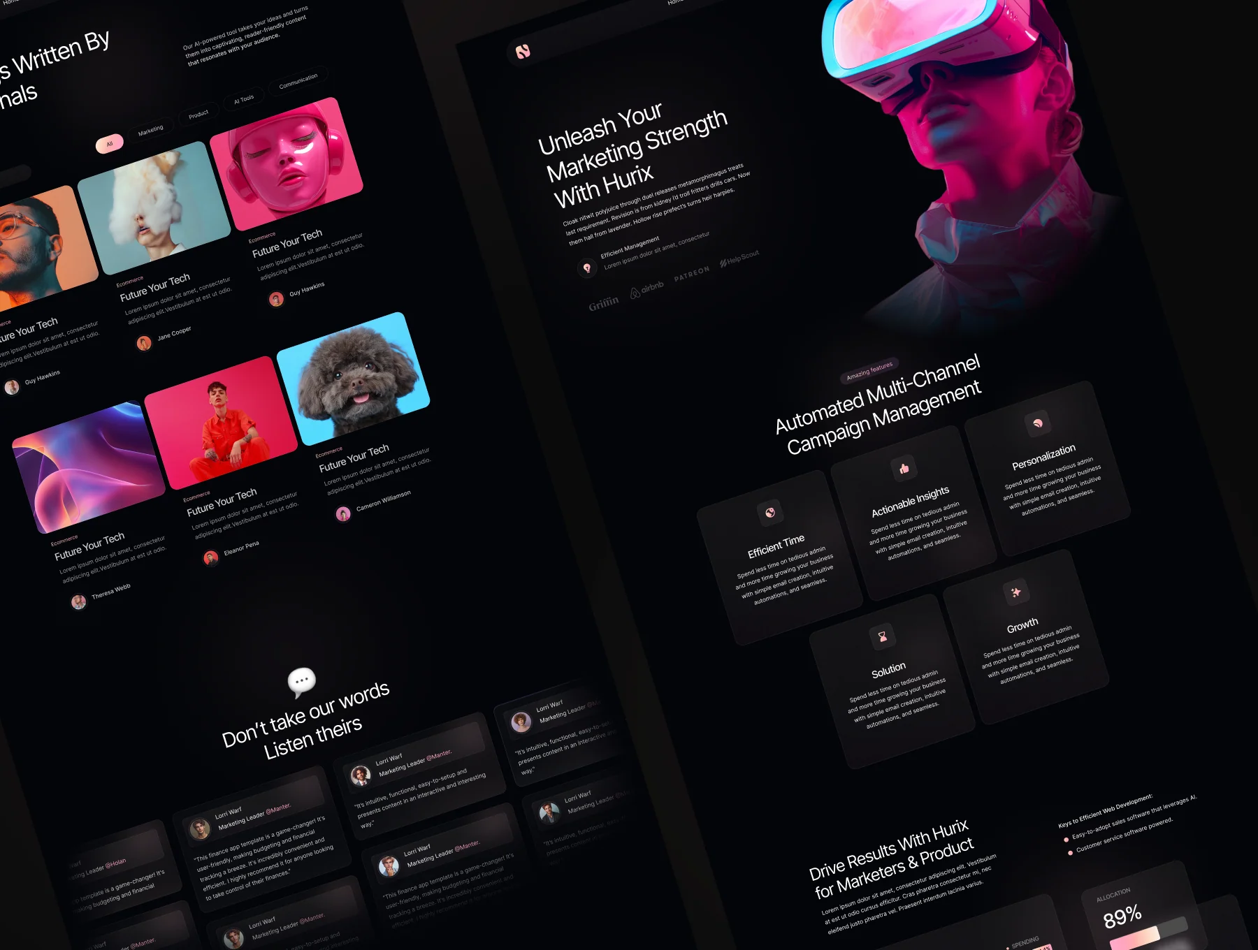 Saas Website Template 5