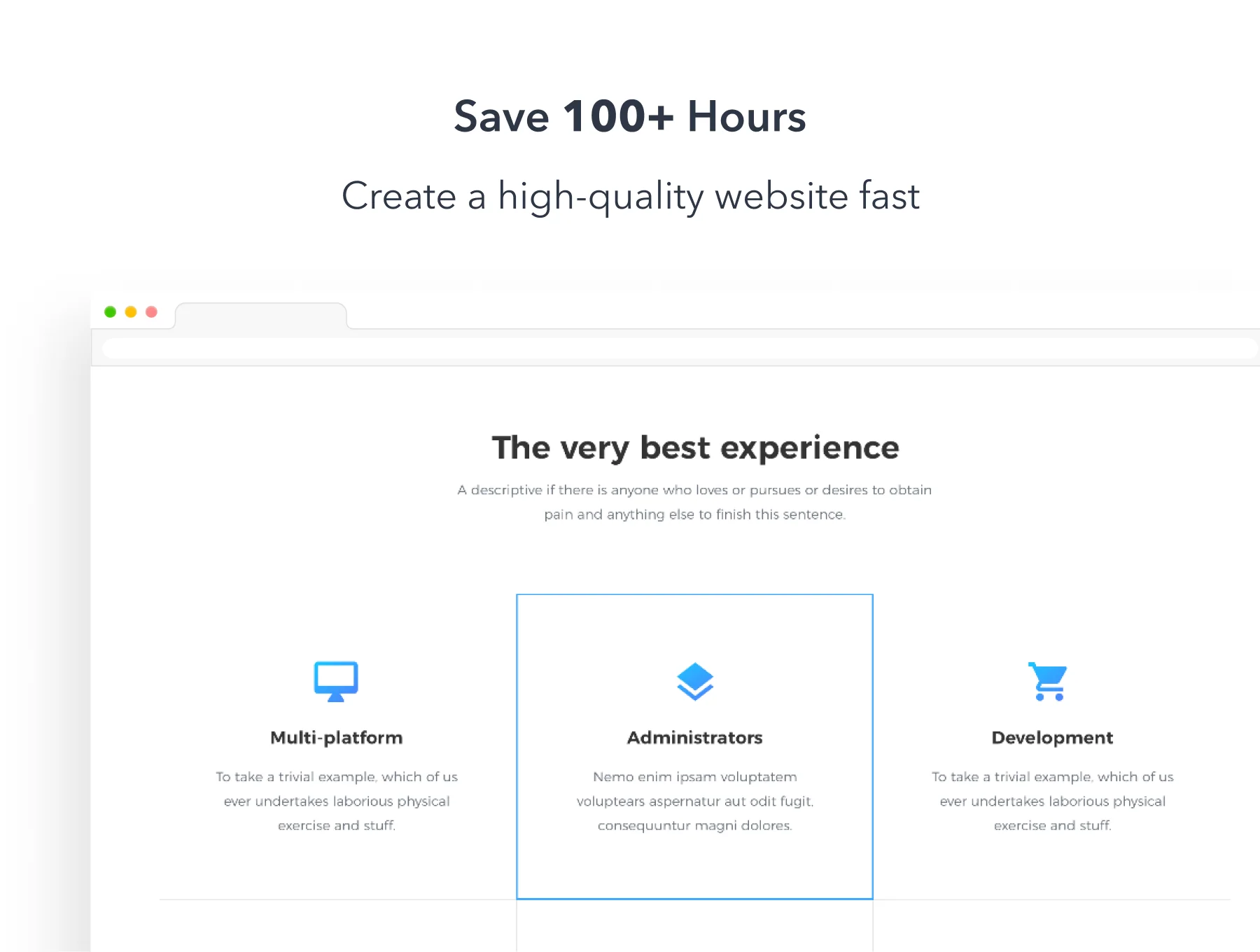 SaaS Website UI Kit 3