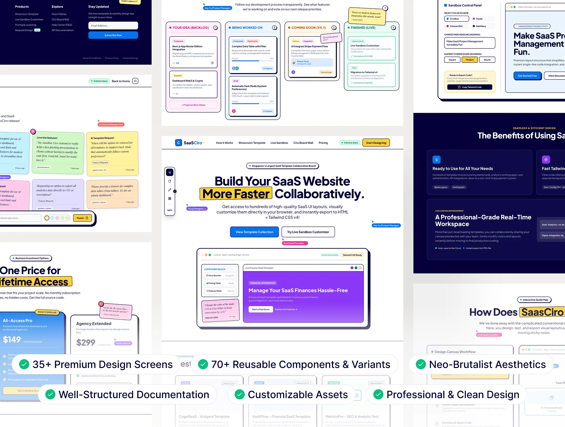 SaaSCiro - Collaborative Marketplace UI Kit 2