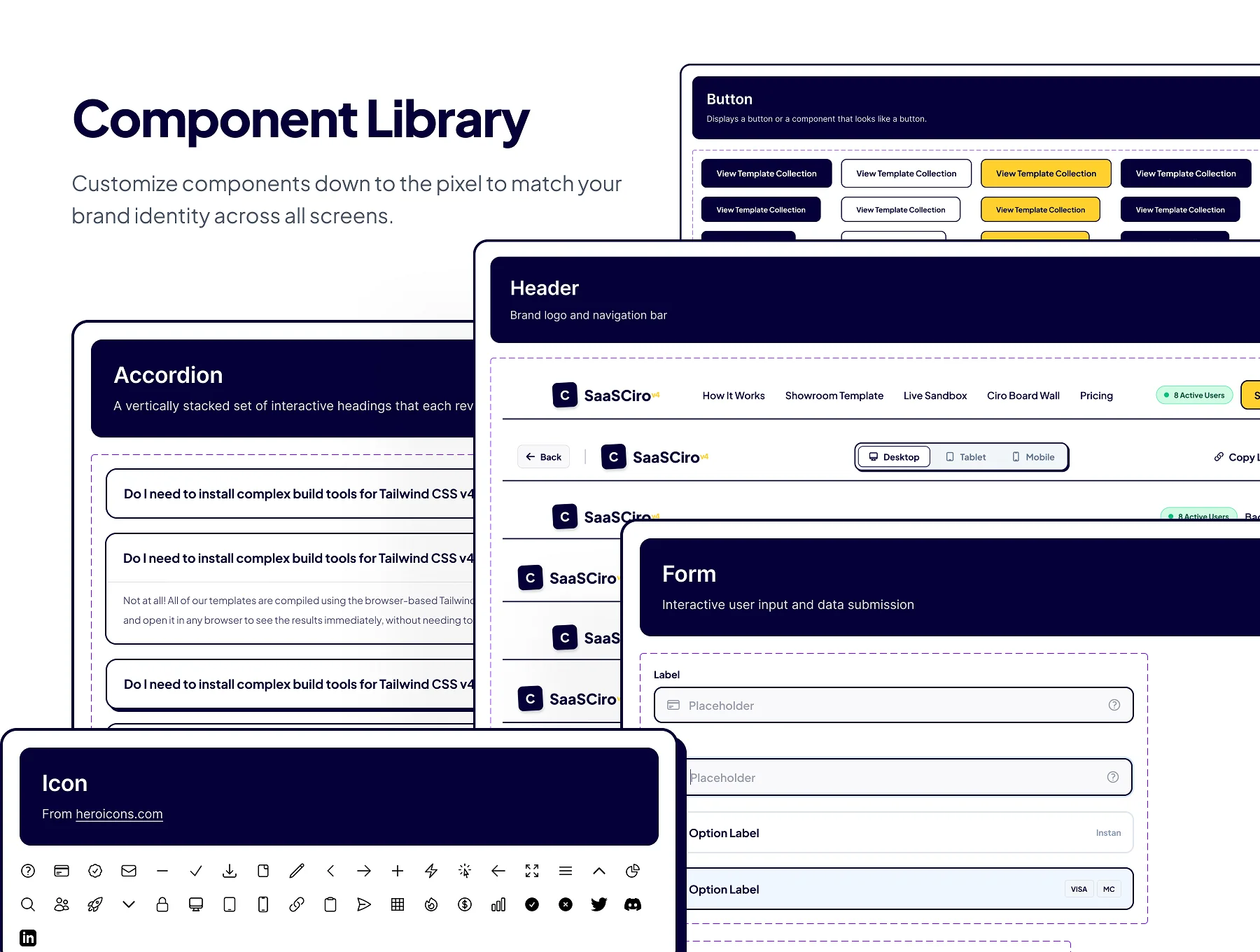 SaaSCiro - Collaborative Marketplace UI Kit 5