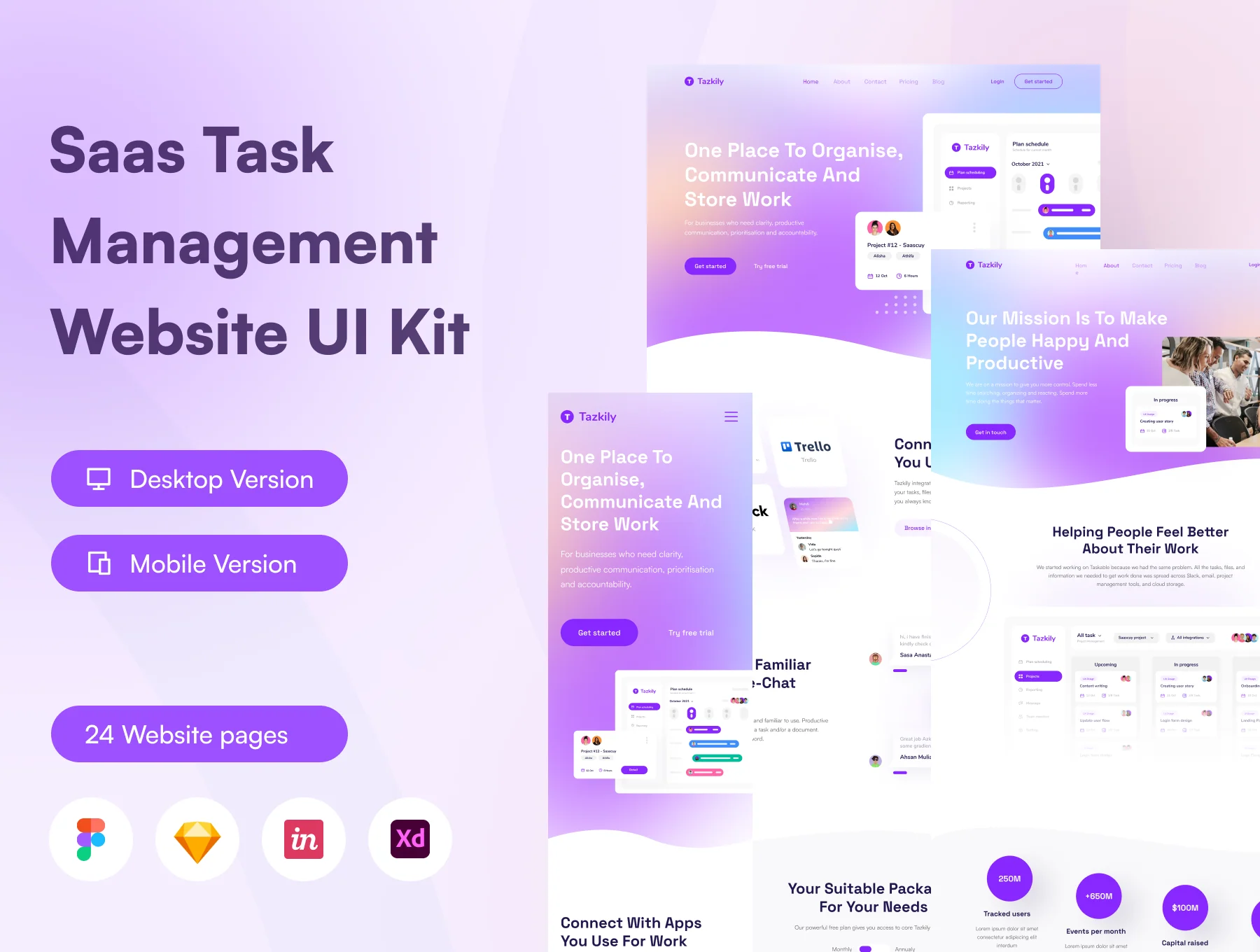 Saascuy - Saas Landing Page UI KIT