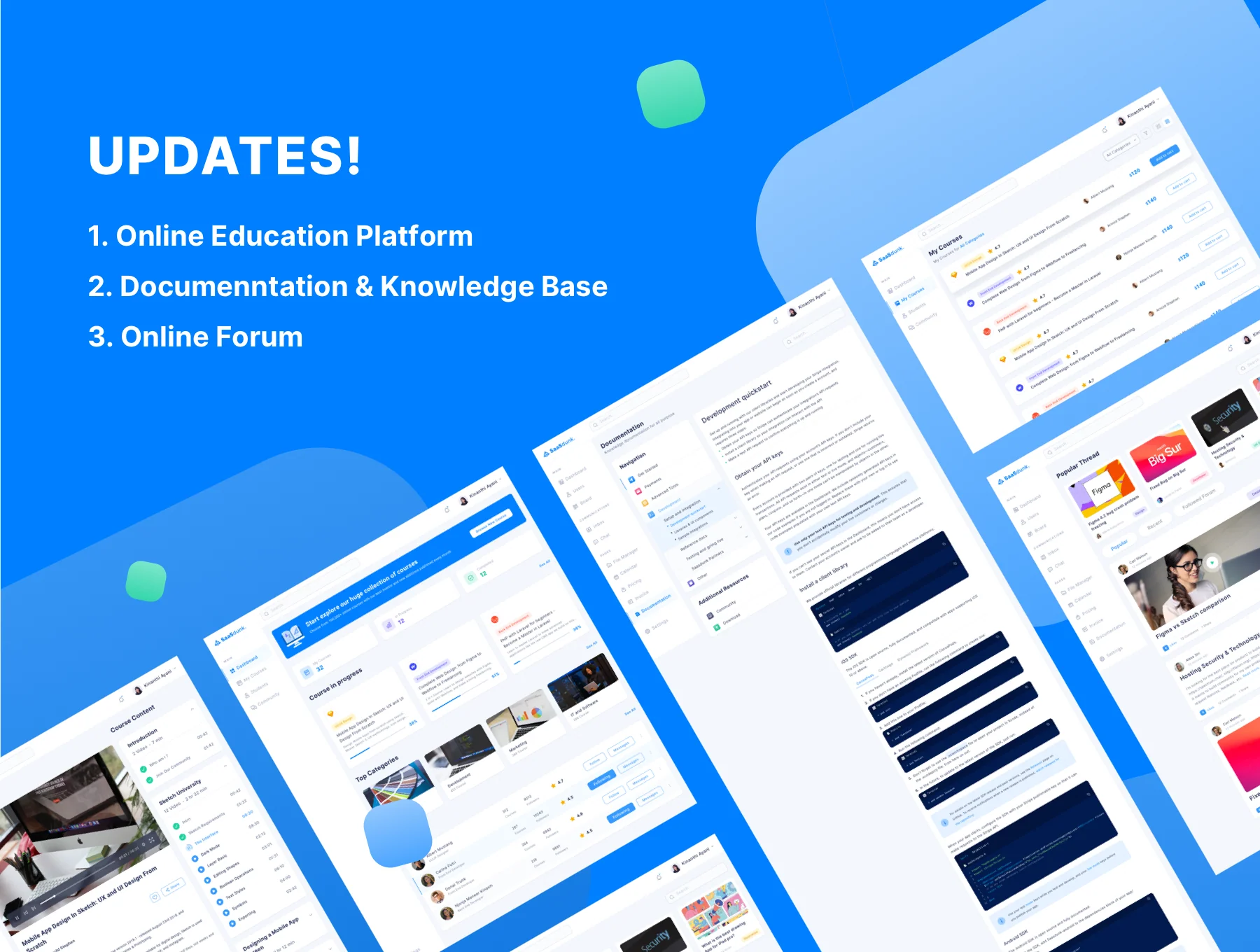 SaaSdunk - SaaS Dashboard UI Kit