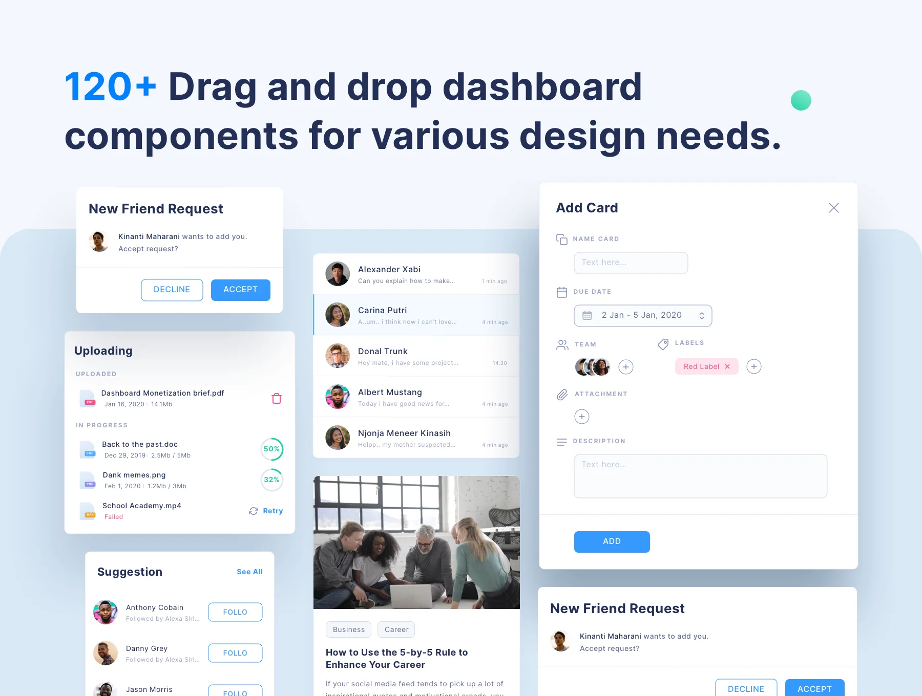 SaaSdunk - SaaS Dashboard UI Kit 4