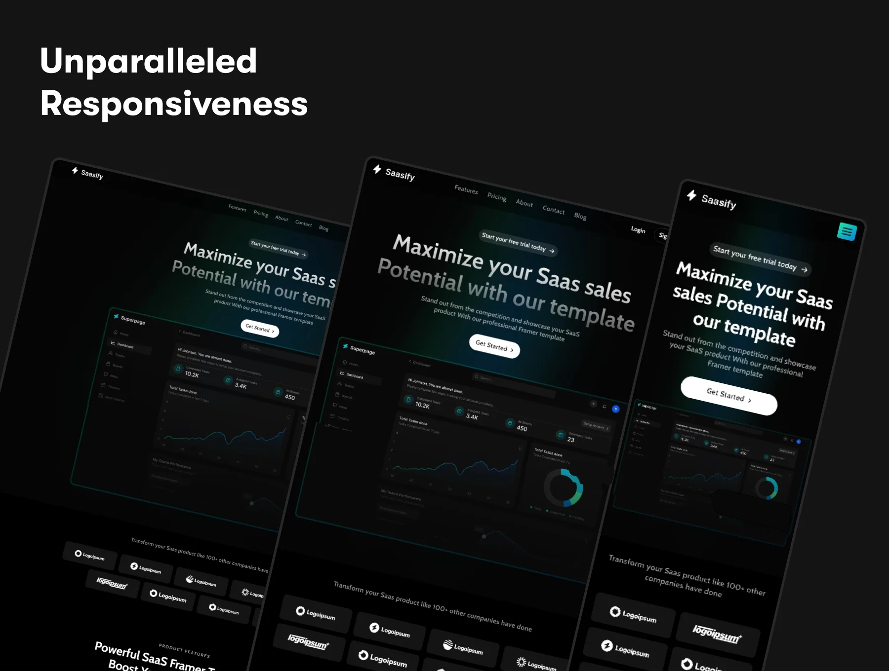Saasify - Framer Saas Template 4