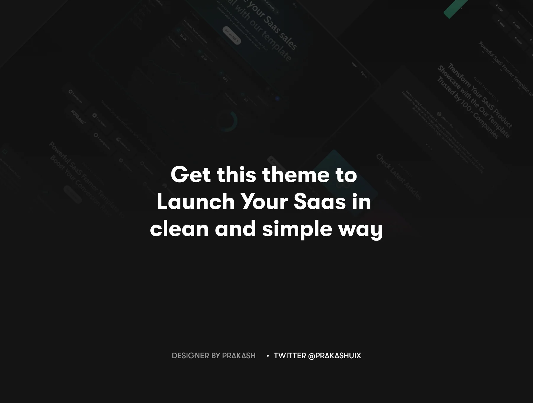 Saasify - Framer Saas Template 5
