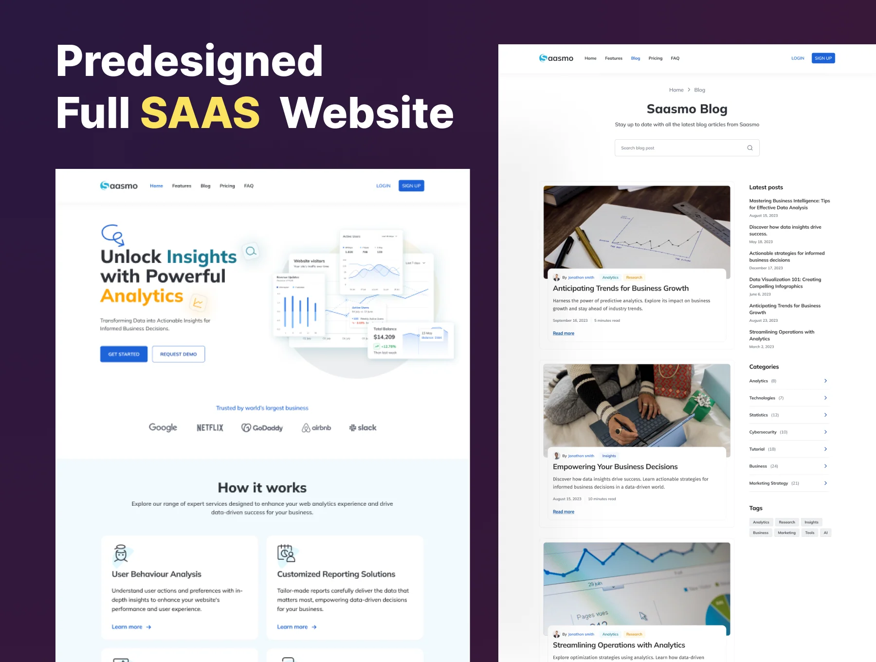 Saasmo - Web Admin Dashboard UI Kit 4