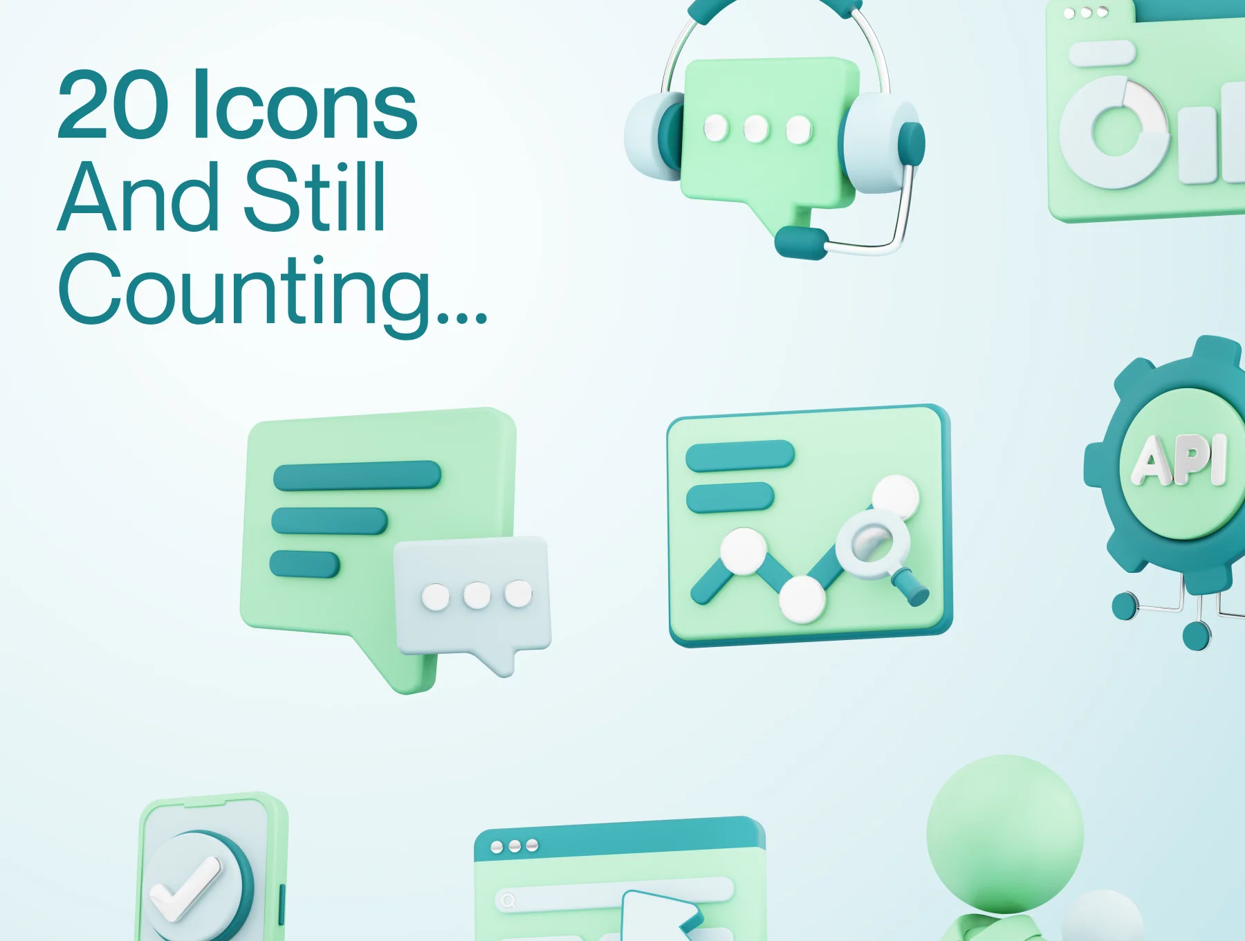 Saasy - SaaS 3D Icon Set 7