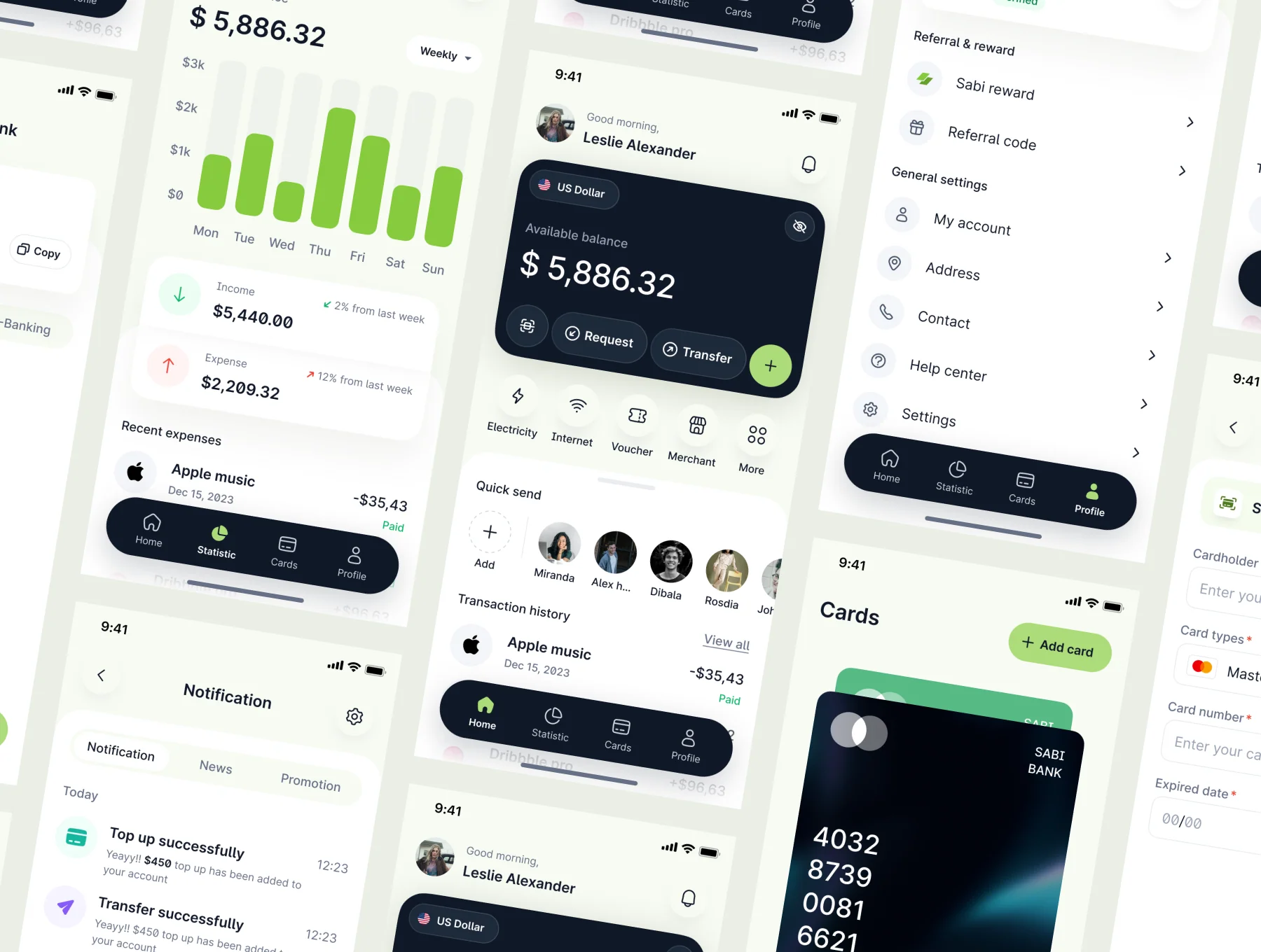 Sabipay - E-wallet UI Kit 4