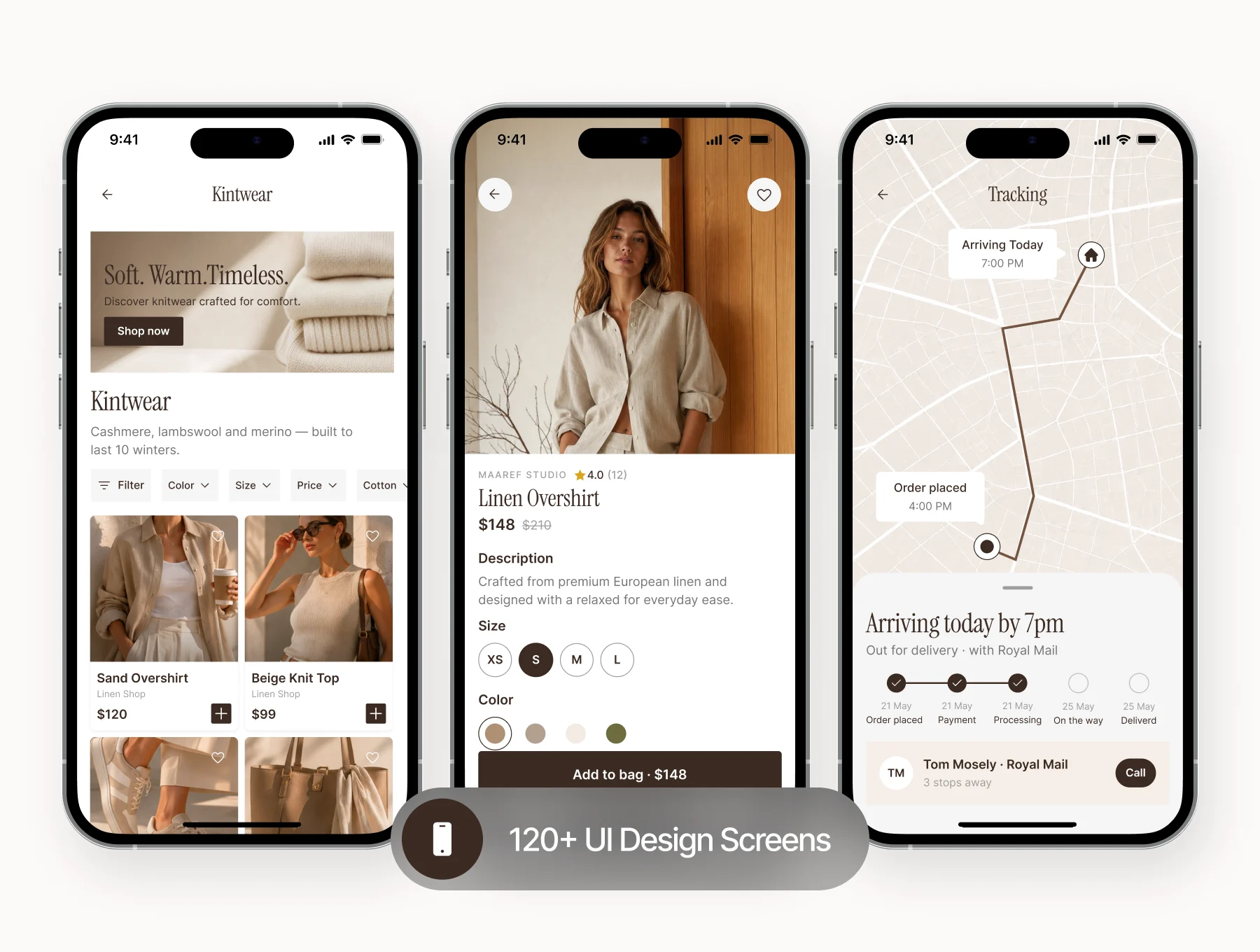 Sable - Fashion E-Commerce Mobile App UI Kit 6