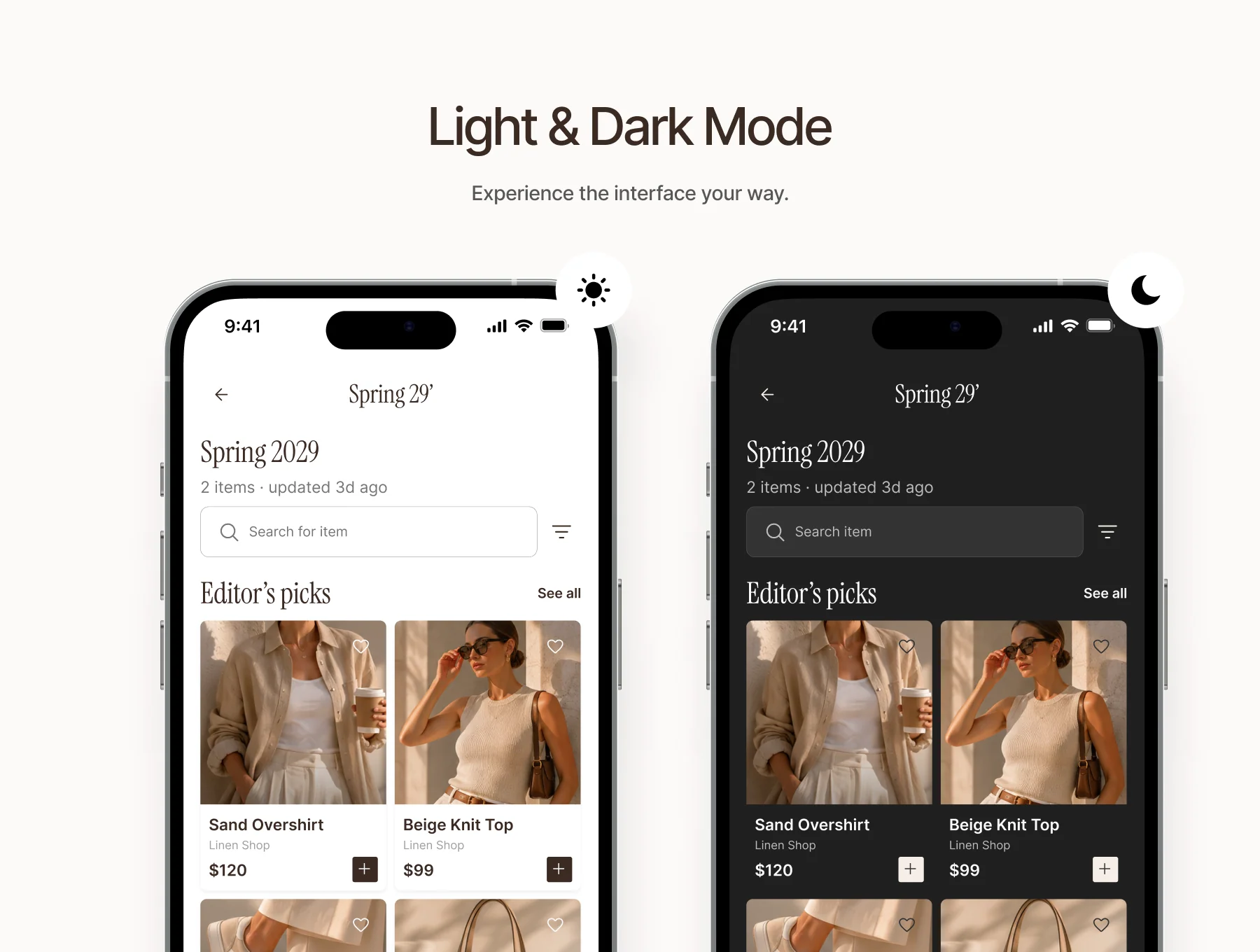 Sable - Fashion E-Commerce Mobile App UI Kit 7