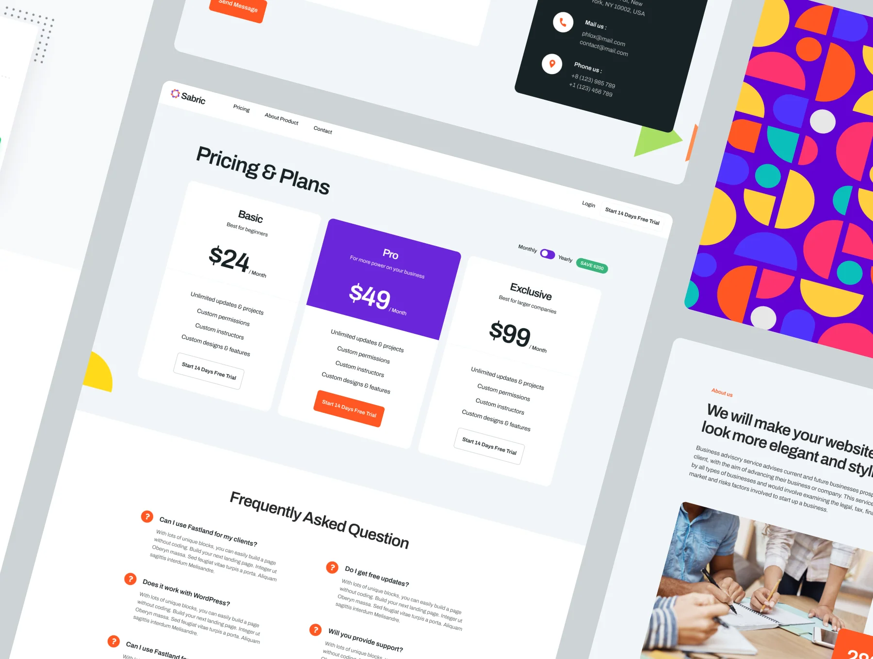 Sabric - Framer SaaS & Startup Template 4