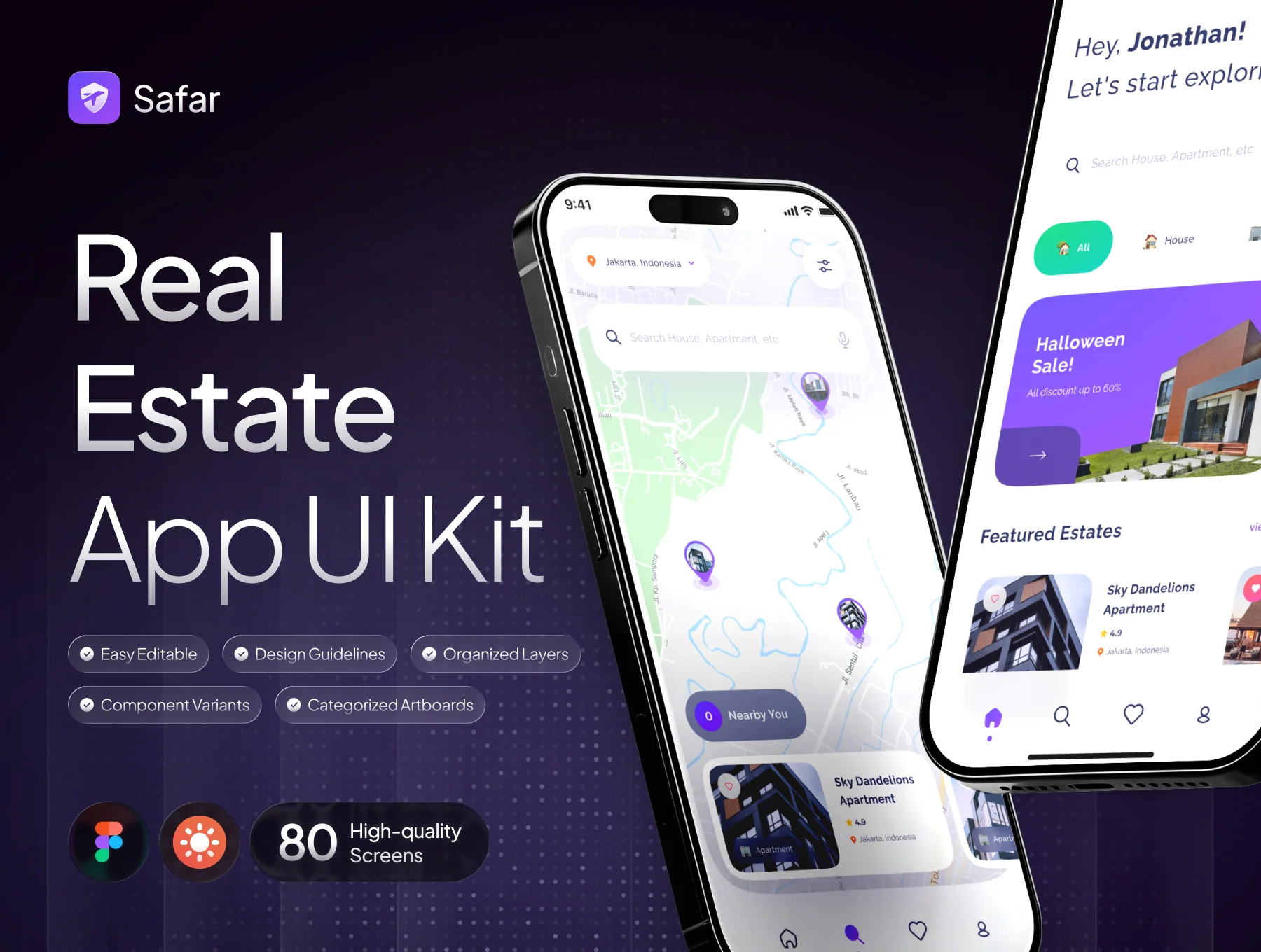 Safar - Real Estate App UI Kit