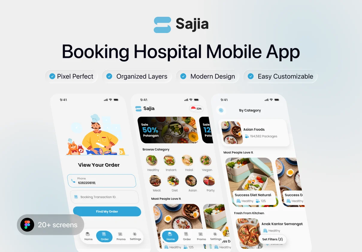 Sajia - Order Catering Mobile App