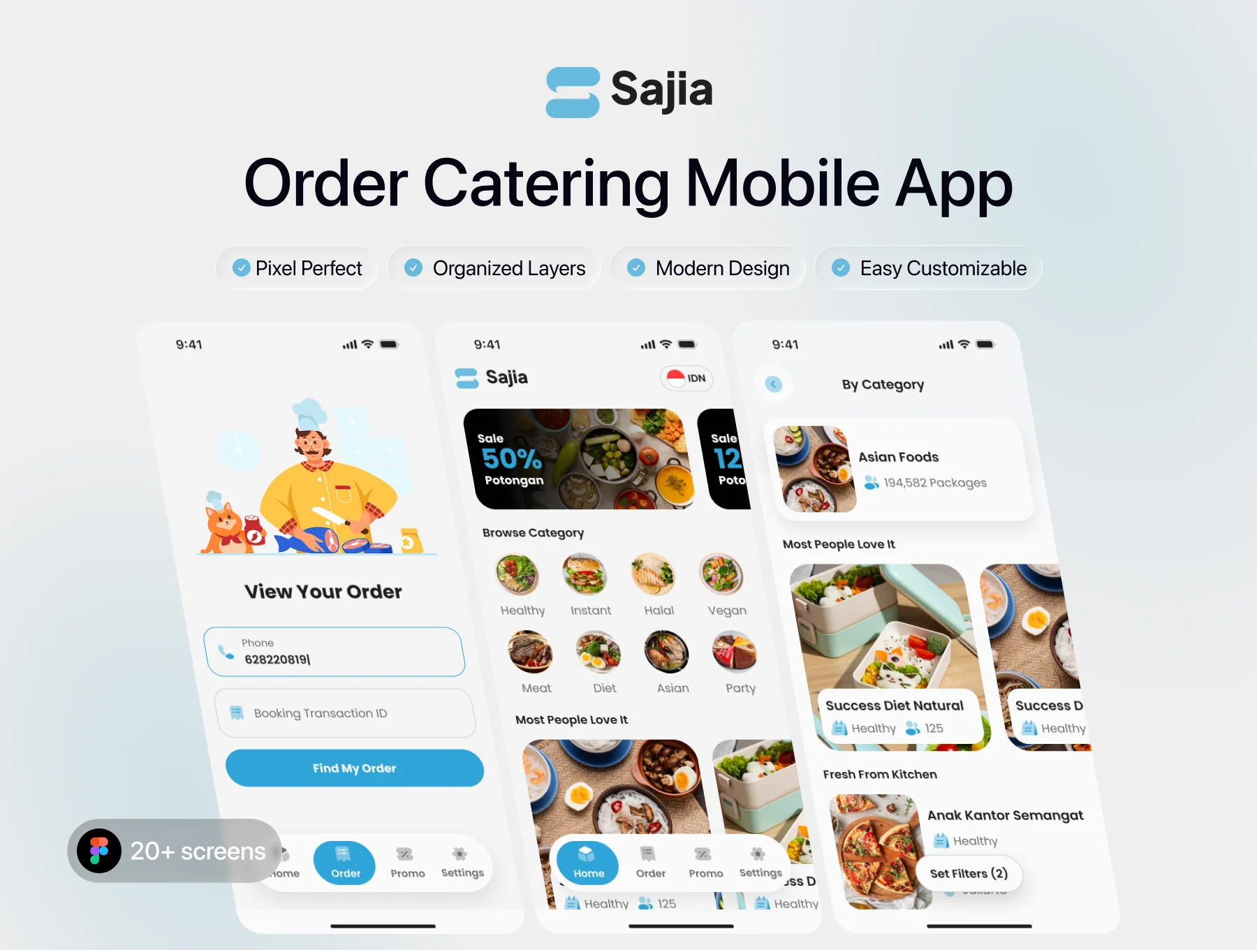 Sajia - Order Catering Mobile App