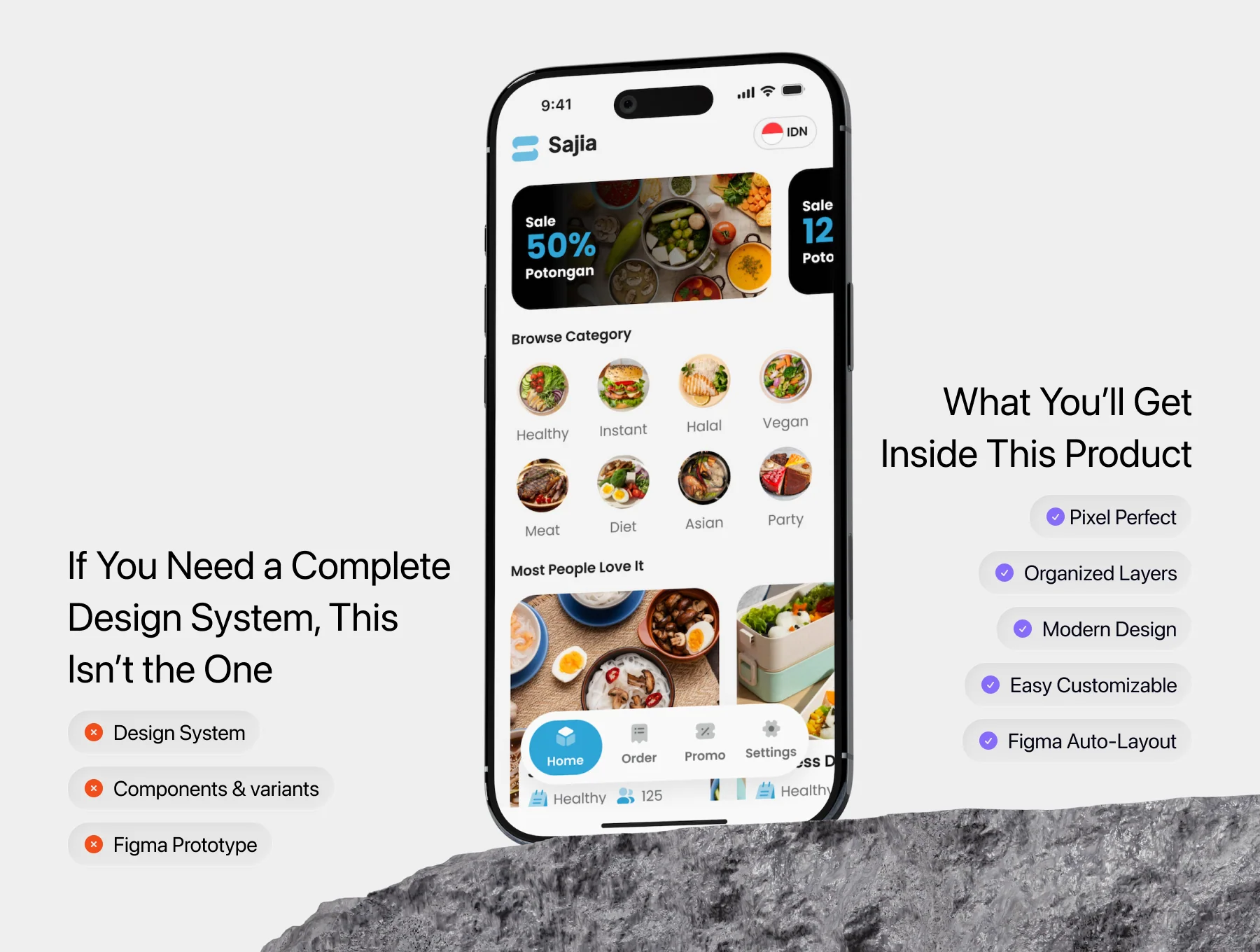 Sajia - Order Catering Mobile App 2