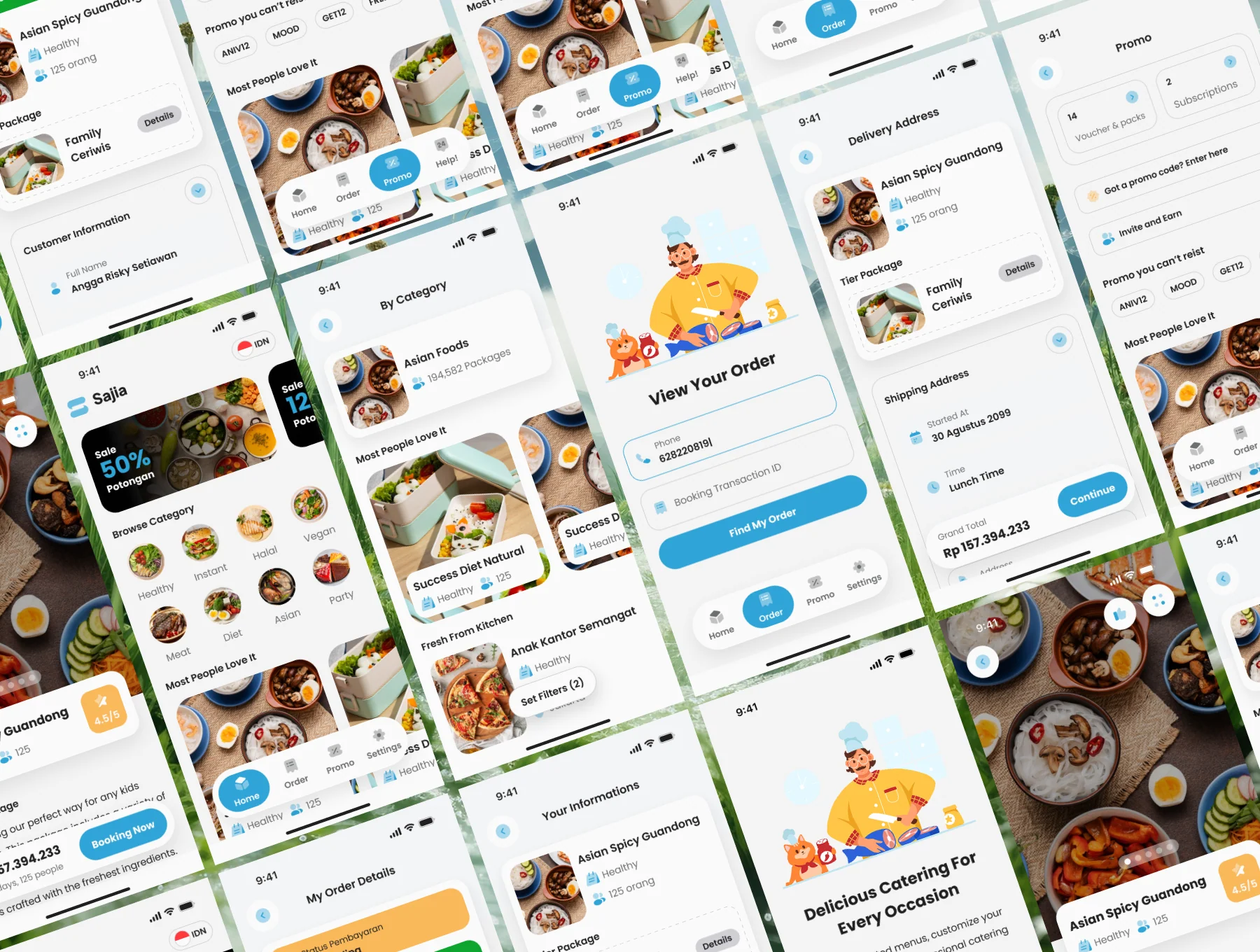 Sajia - Order Catering Mobile App 4