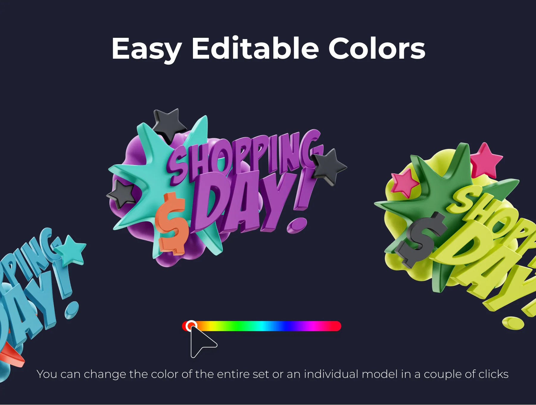 SALE! 3D Sticker Pack 2