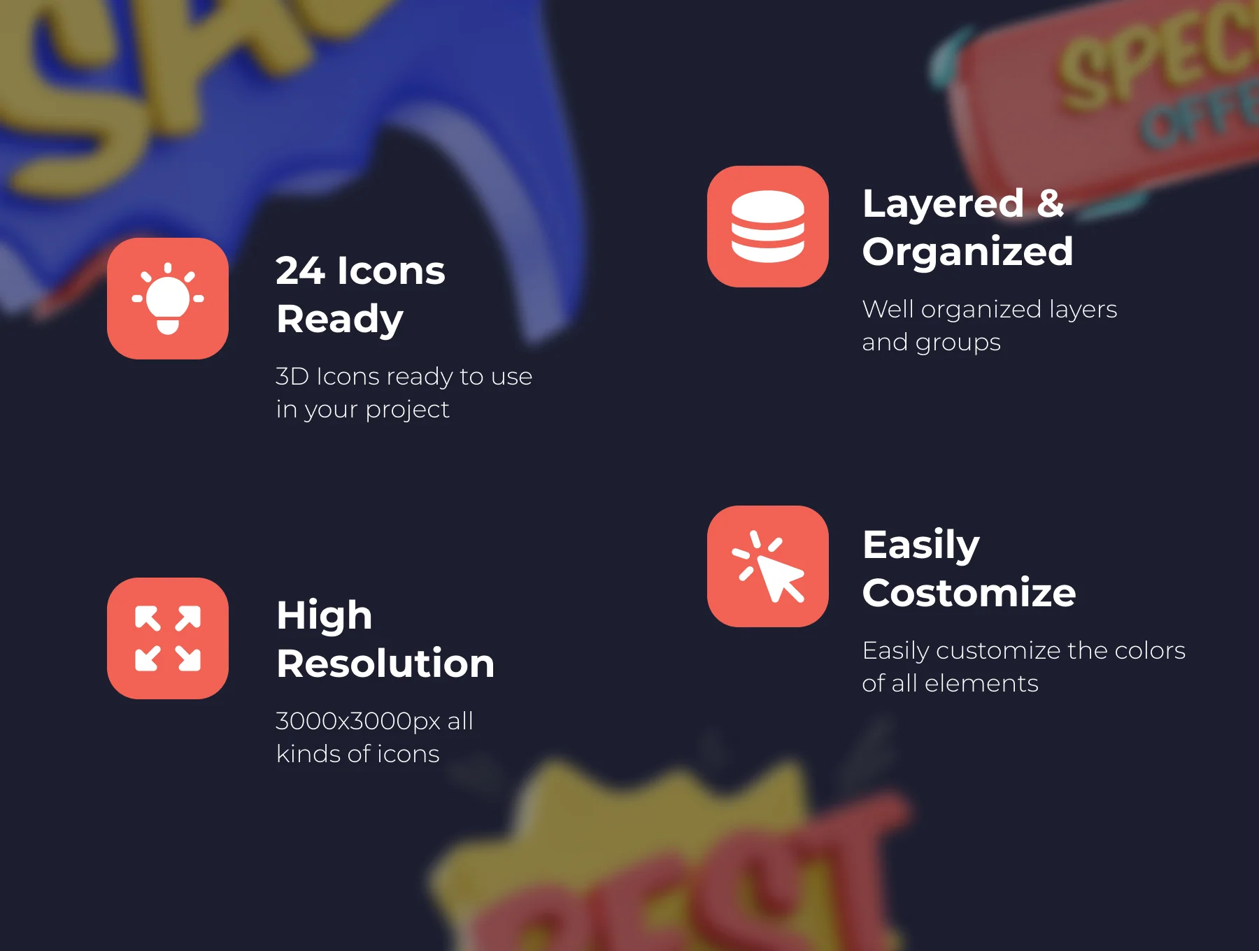 SALE! 3D Sticker Pack 3