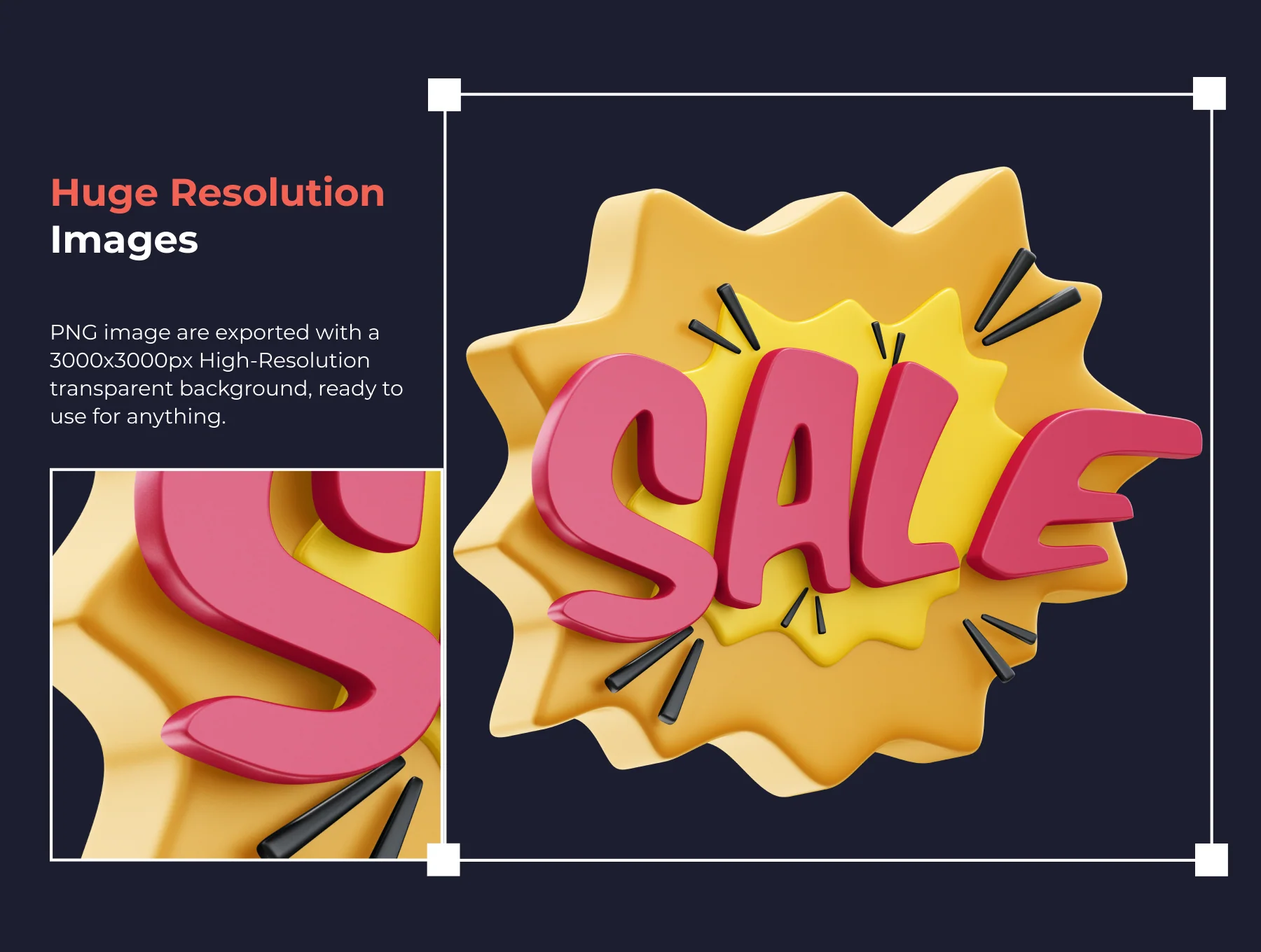 SALE! 3D Sticker Pack 4