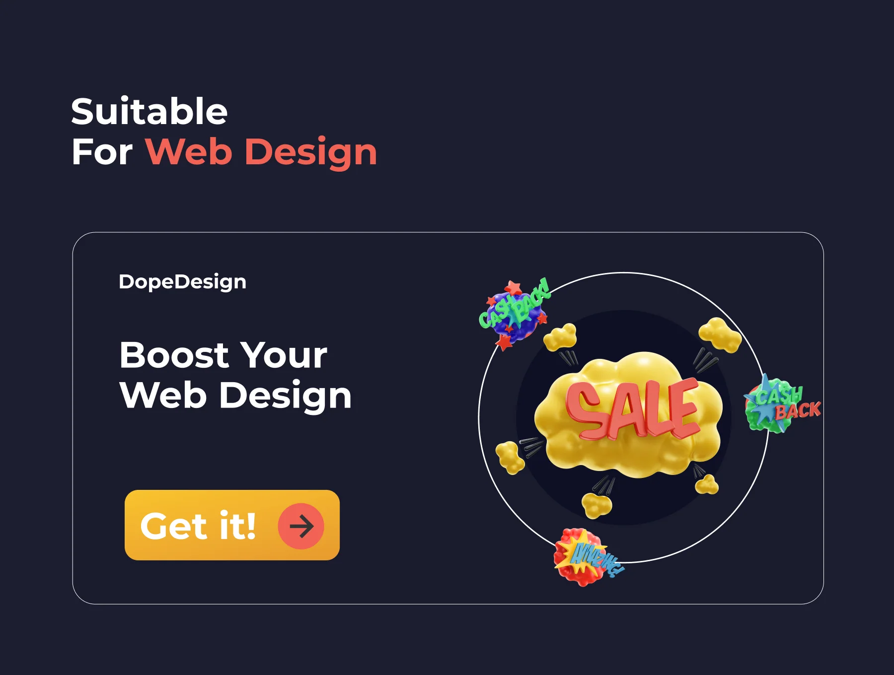 SALE! 3D Sticker Pack 5