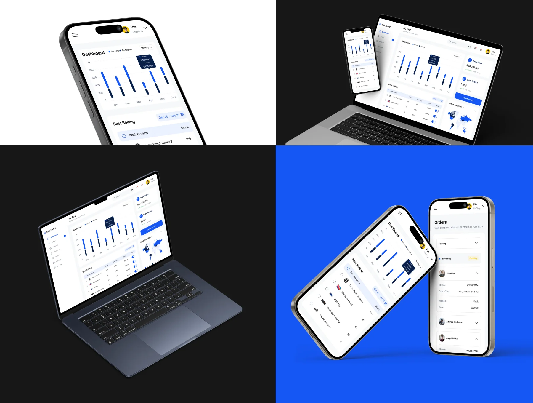 Sale Dashboard UI Kit 7