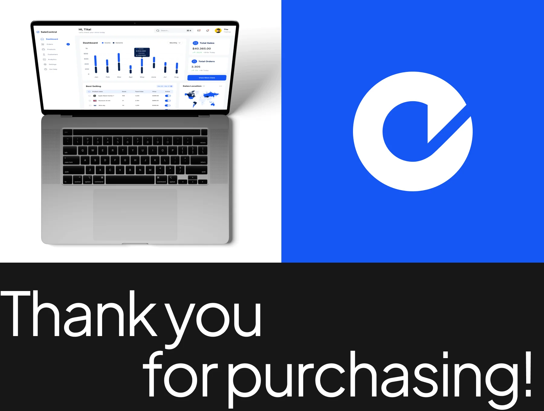 Sale Dashboard UI Kit 8