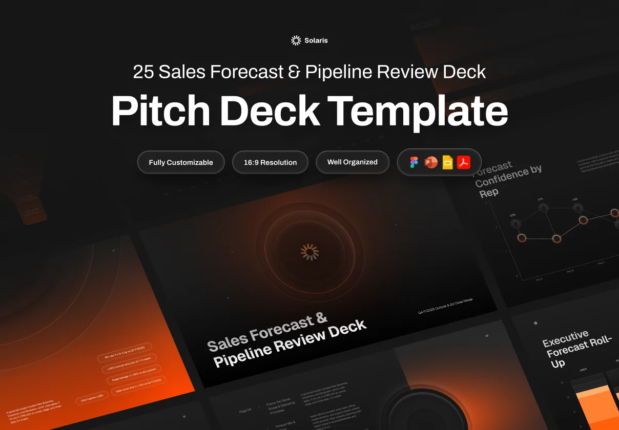 Sales Forecast & Pipeline Review Deck - Solaris