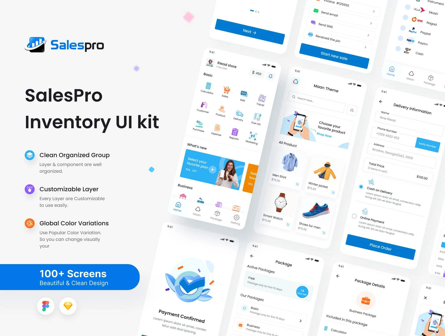 SalesPro -POS & Inventory Account UI Kit
