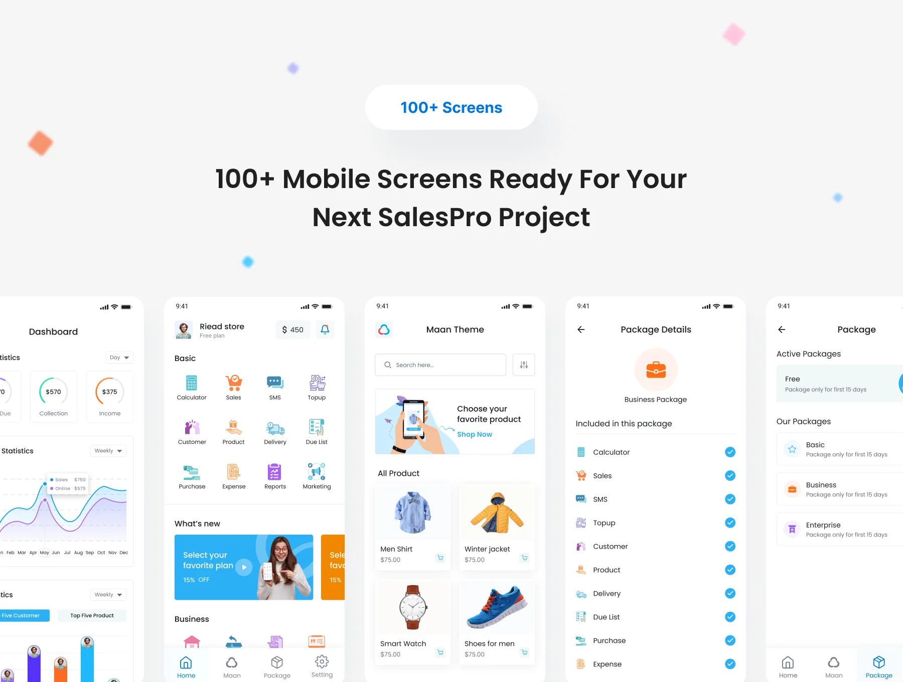 SalesPro -POS & Inventory Account UI Kit 4