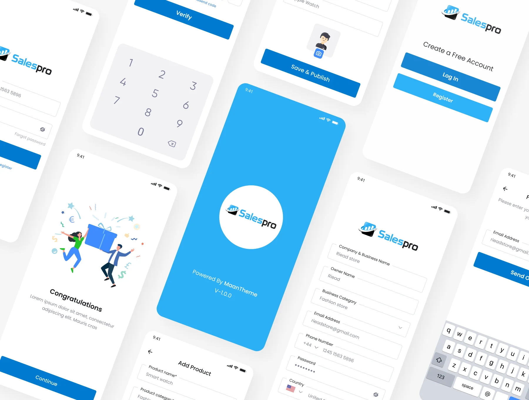 SalesPro -POS & Inventory Account UI Kit 5