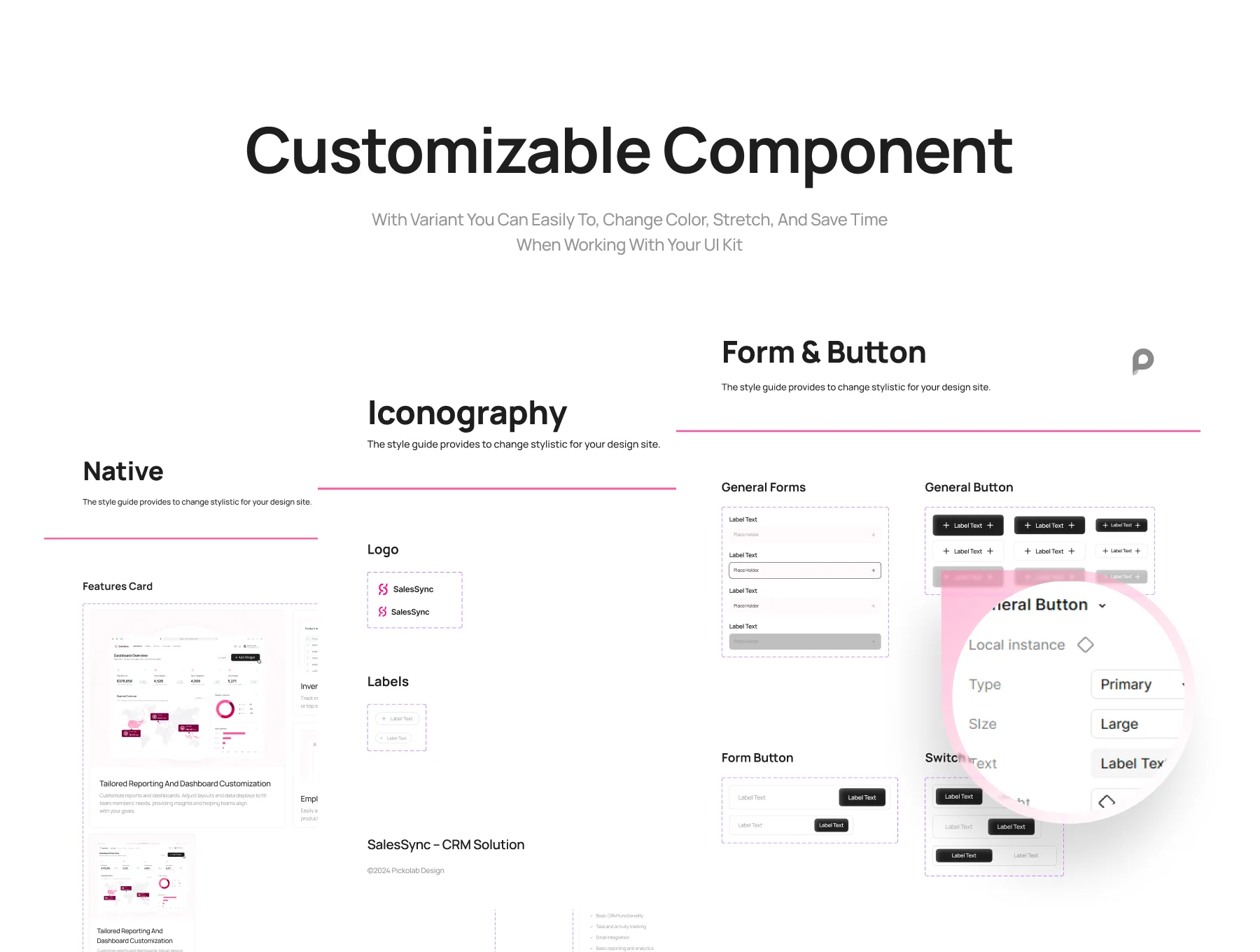 SalesSync - SaaS CRM Website UI Kit 4