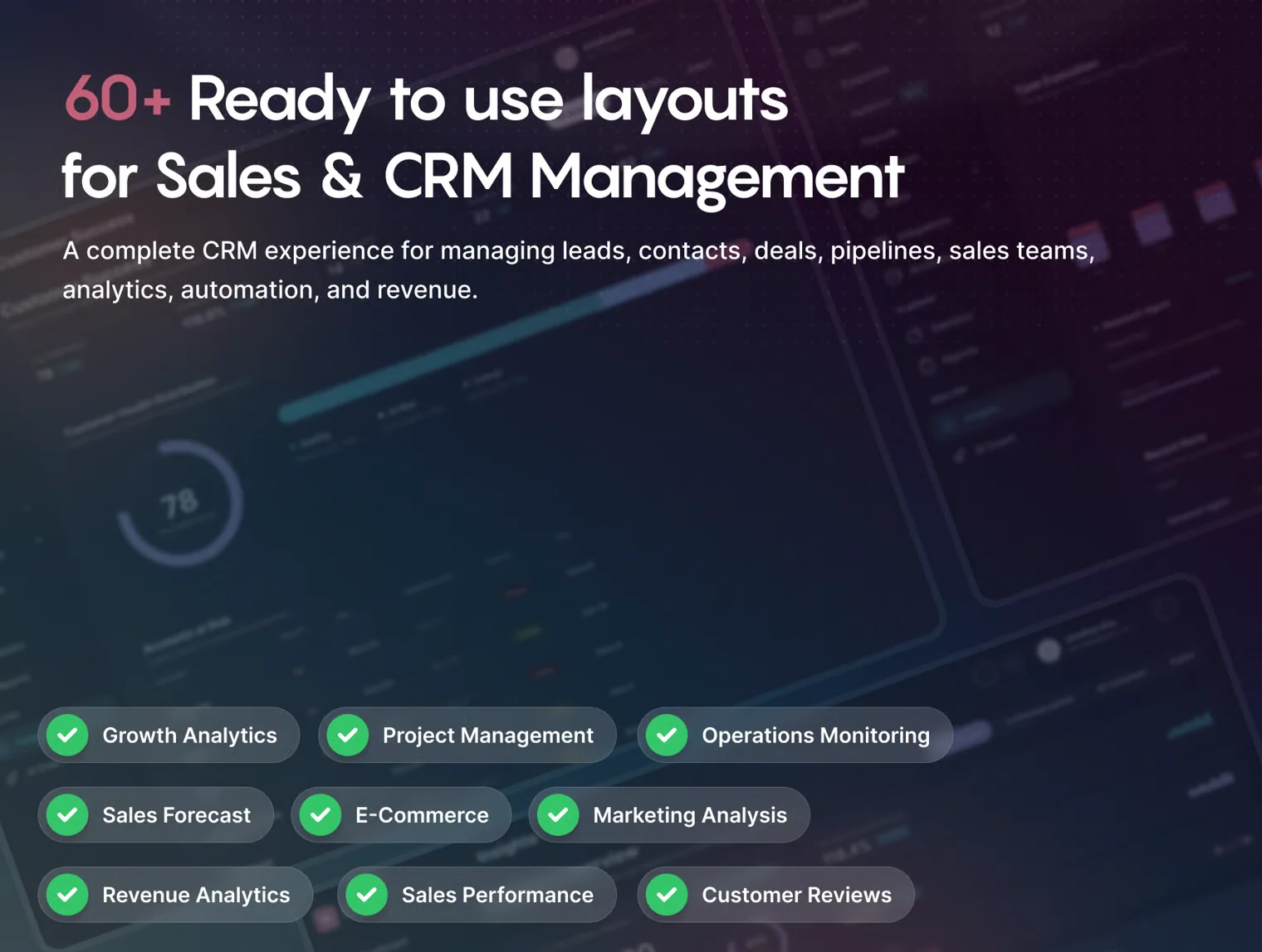 Salestra — Sales & CRM Management Dashboard UI Kit 6